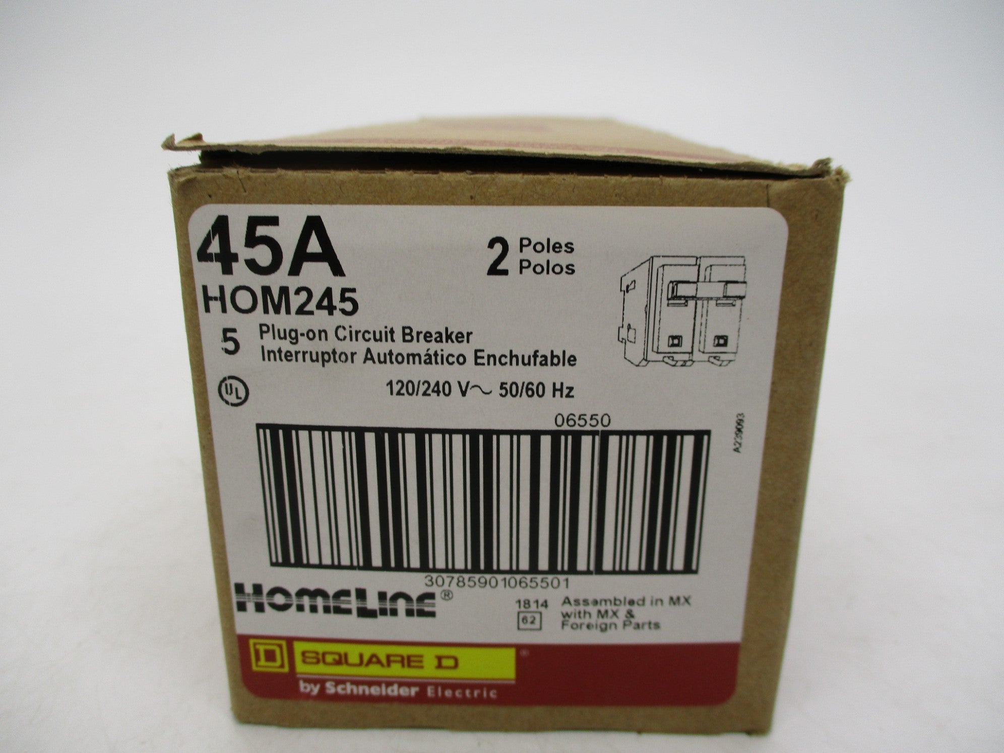 SQUARE D HOM245 45A 120/240V NSNP