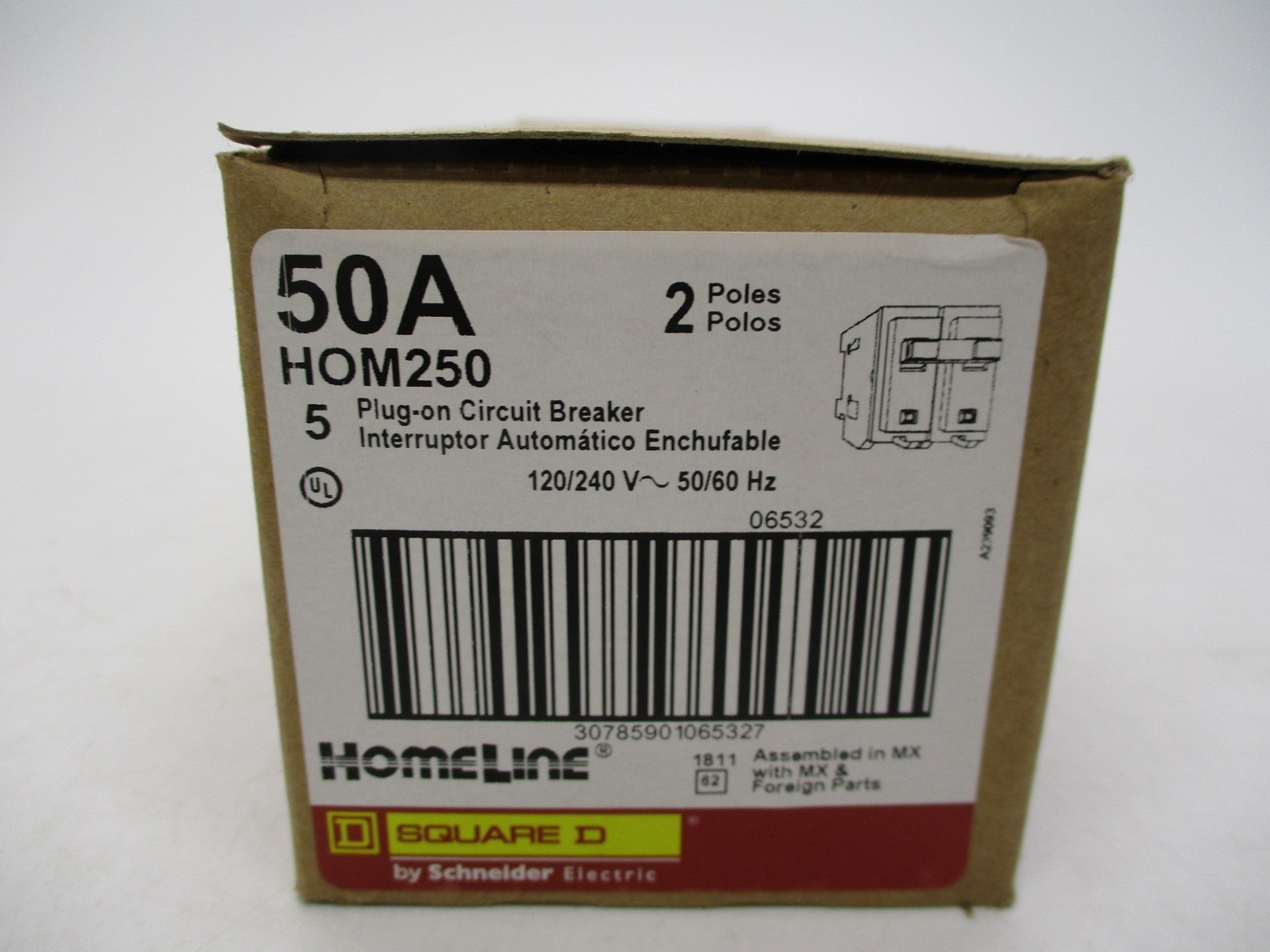 SQUARE D HOM250 45A 120/240V NSMP