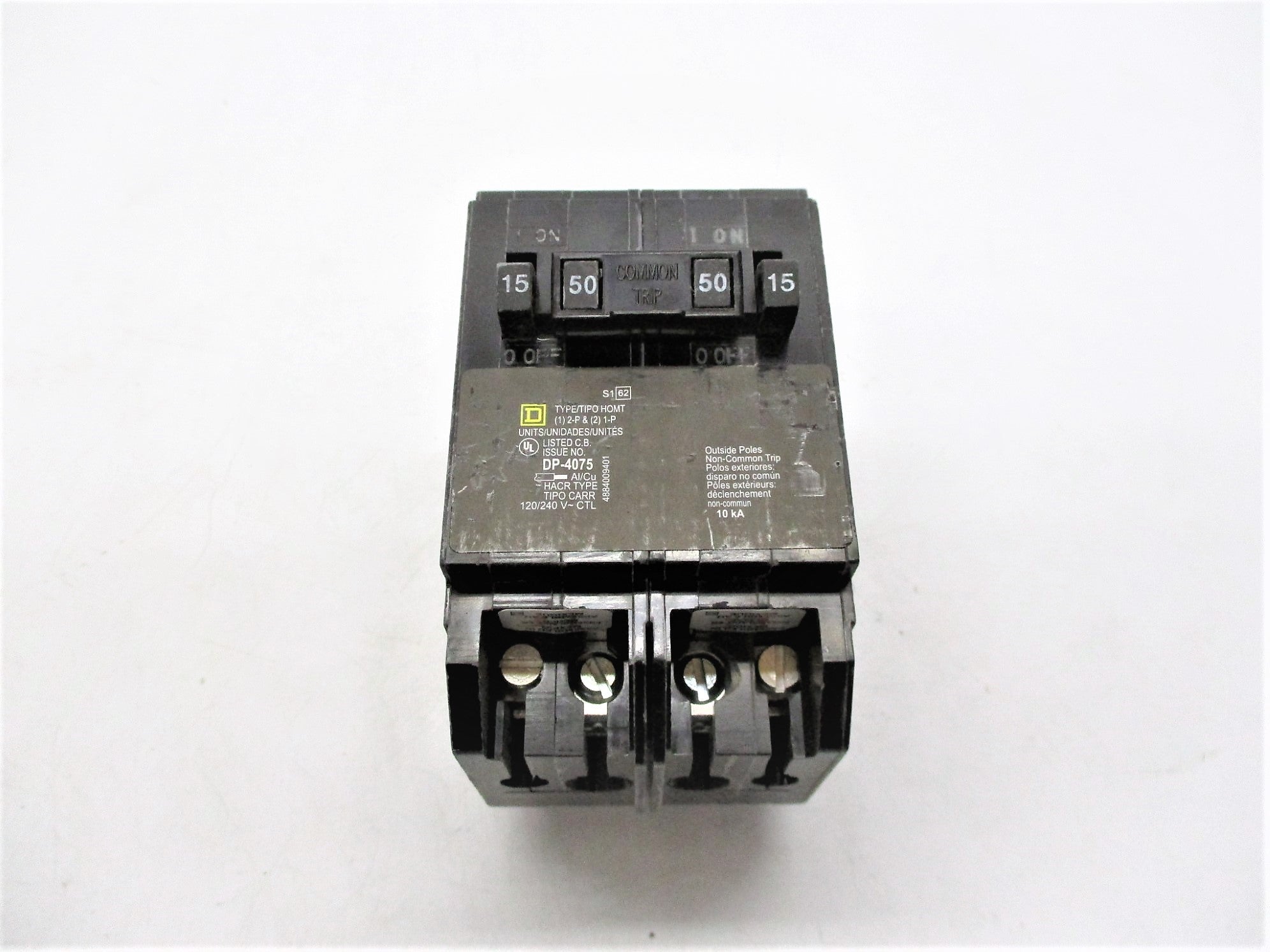 SQUARE D HOMT1515250 120/240V 15/50A NSNP