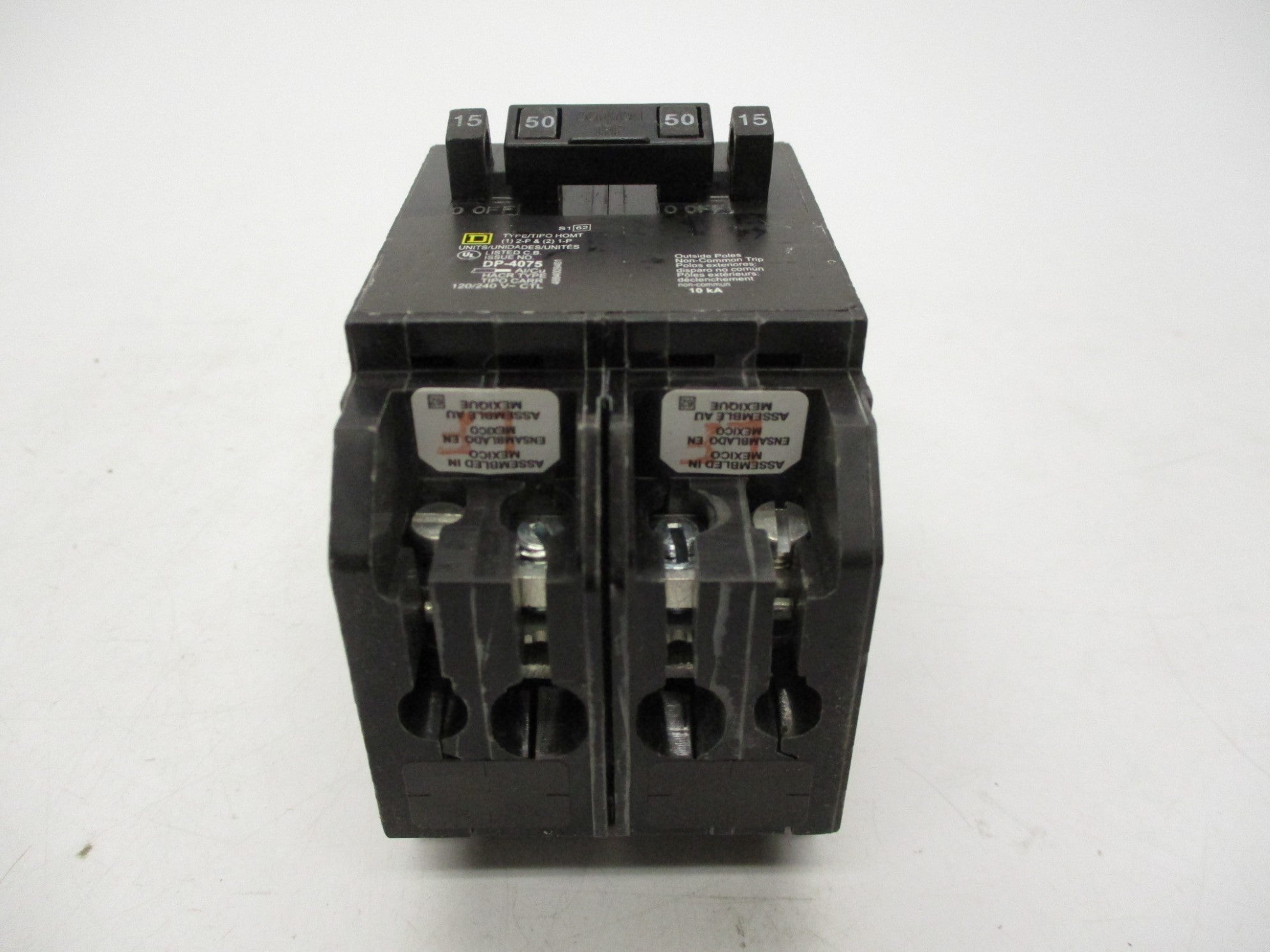 SQUARE D HOMT1515250 120/240V 15/50A NSNP