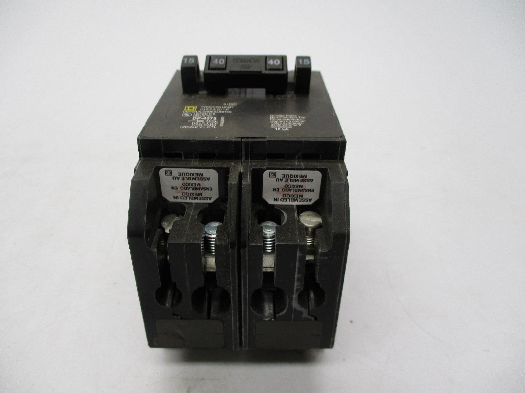 SQUARE D HOMT1515240  15/40A 120/240V NSNP