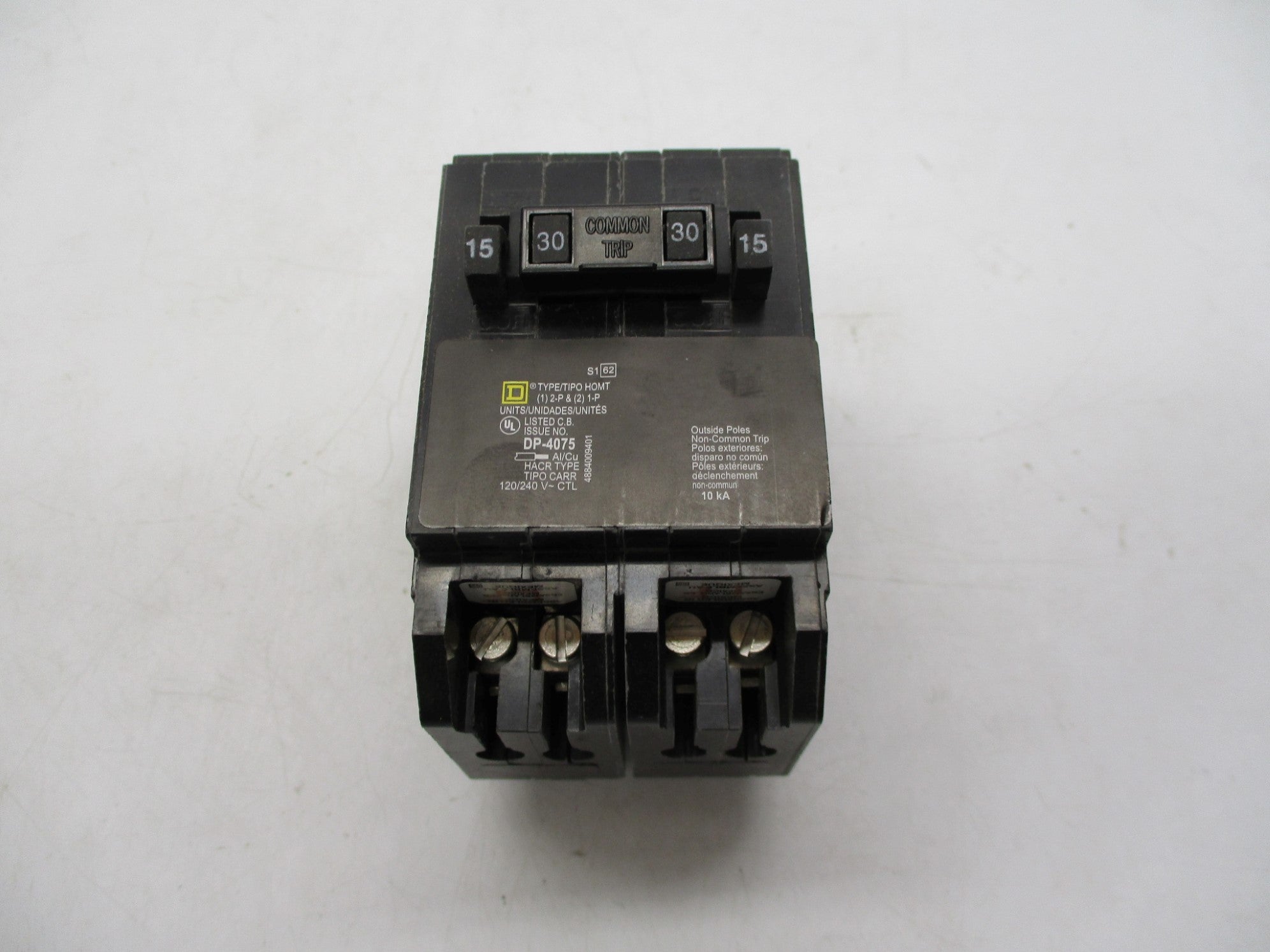 SQUARE D HOMT1515230  15/30A 120/240V NSNP