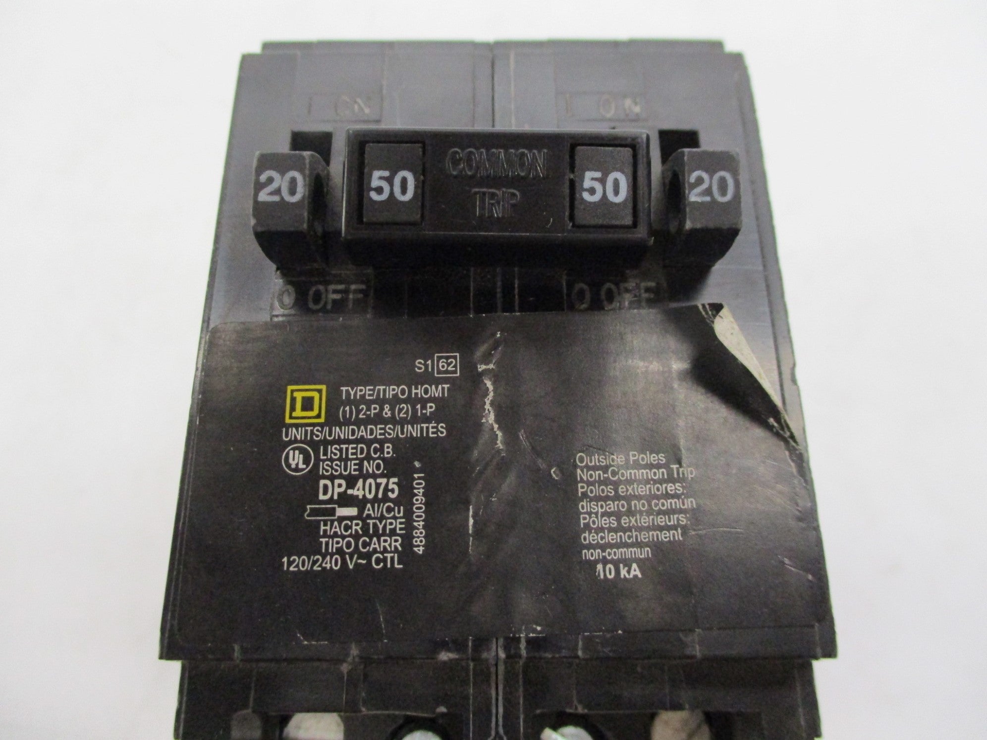 SQUARE D HOMT2020250 20/50A 120/240V NSMP