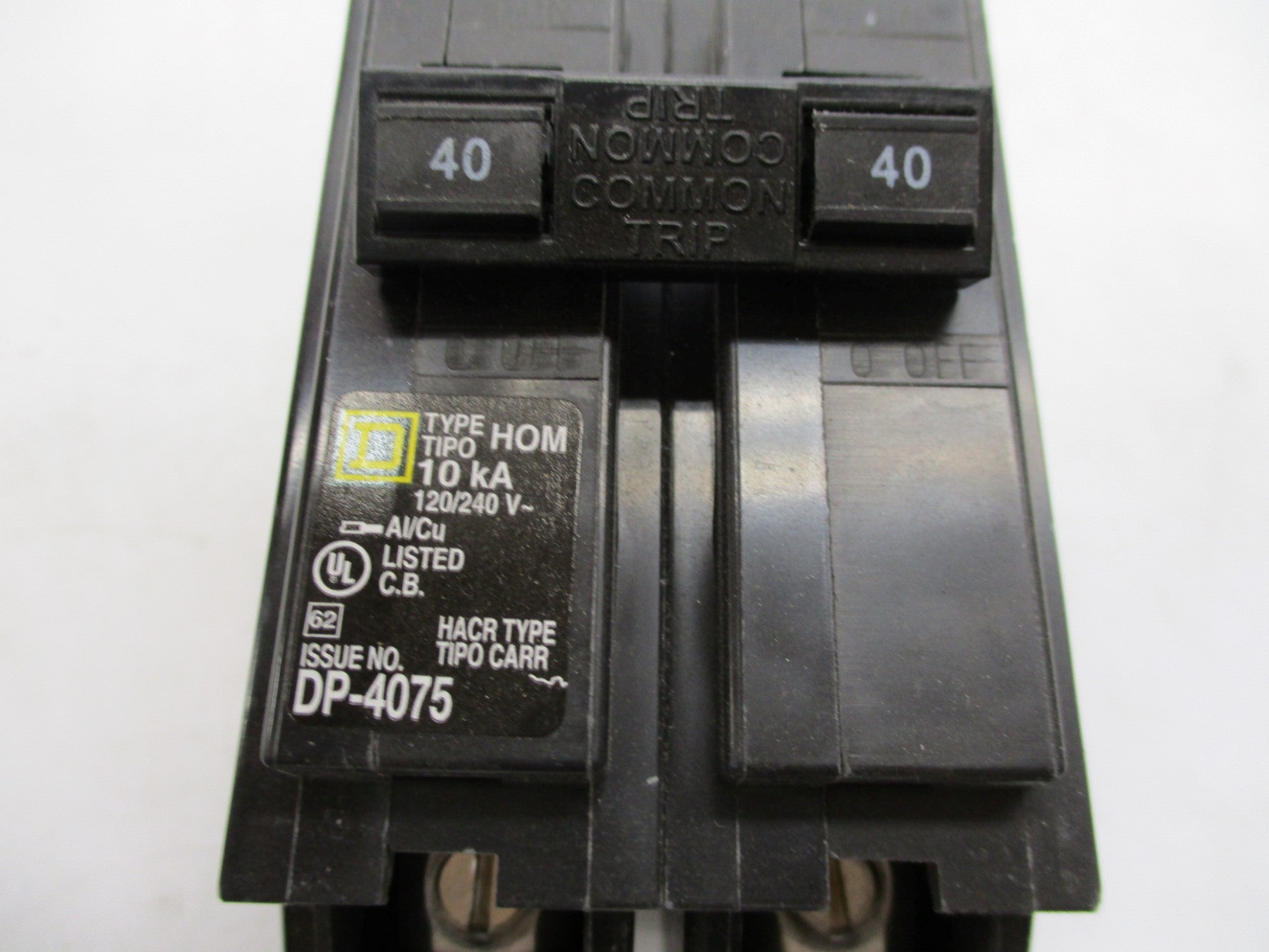 SQUARE D HOM240 40A 120/240V NSNP