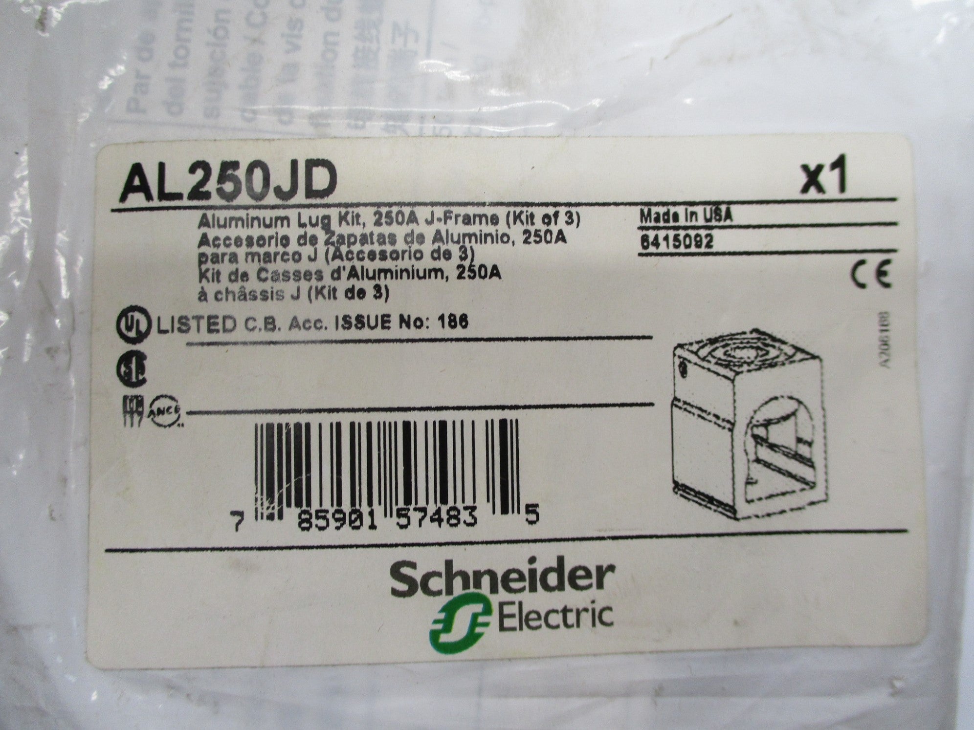 SCHNEIDER ELECTRIC AL250JD NSMP