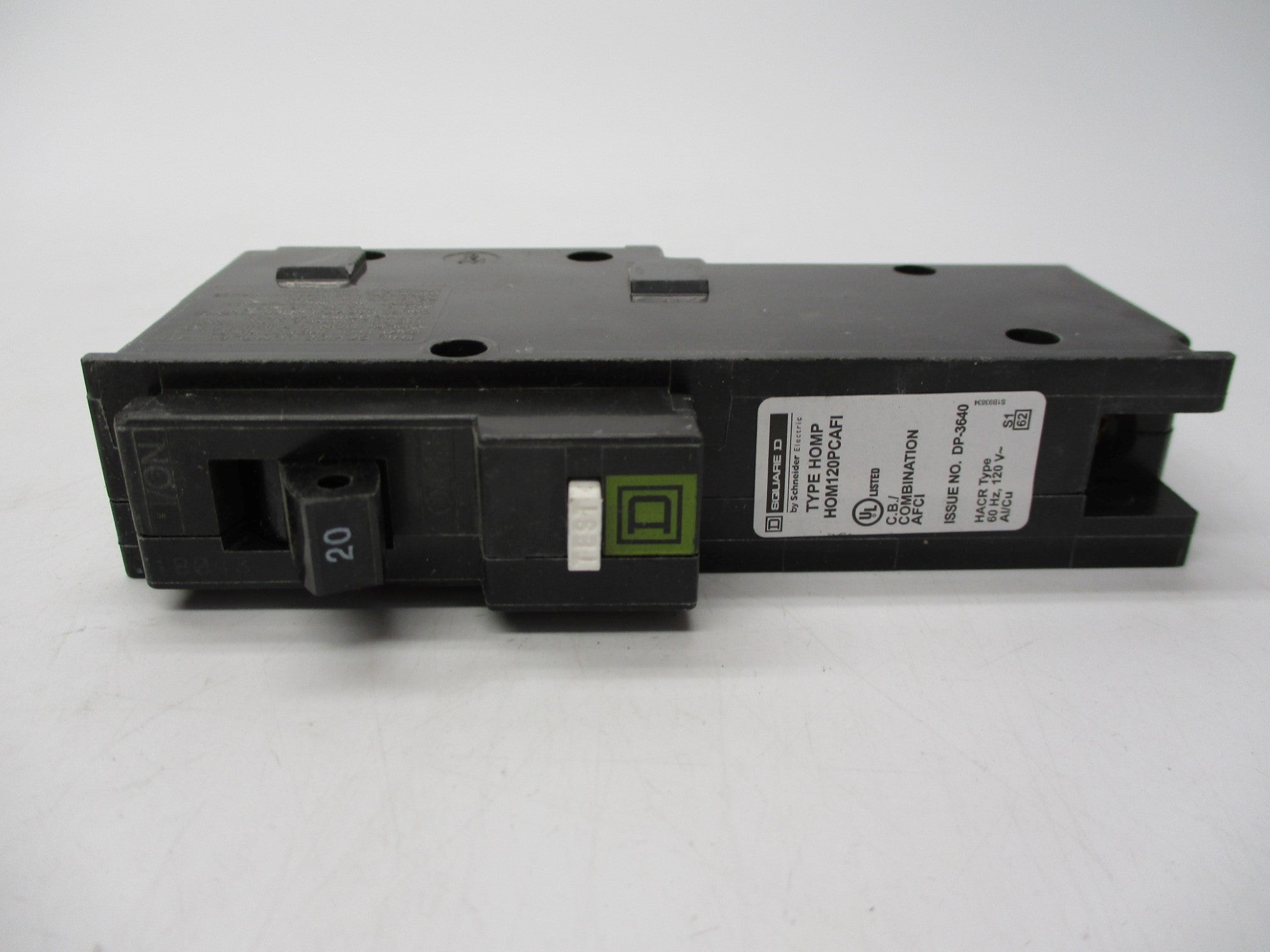 SQUARE D HOM120PCAFI 20A 120V NSMP