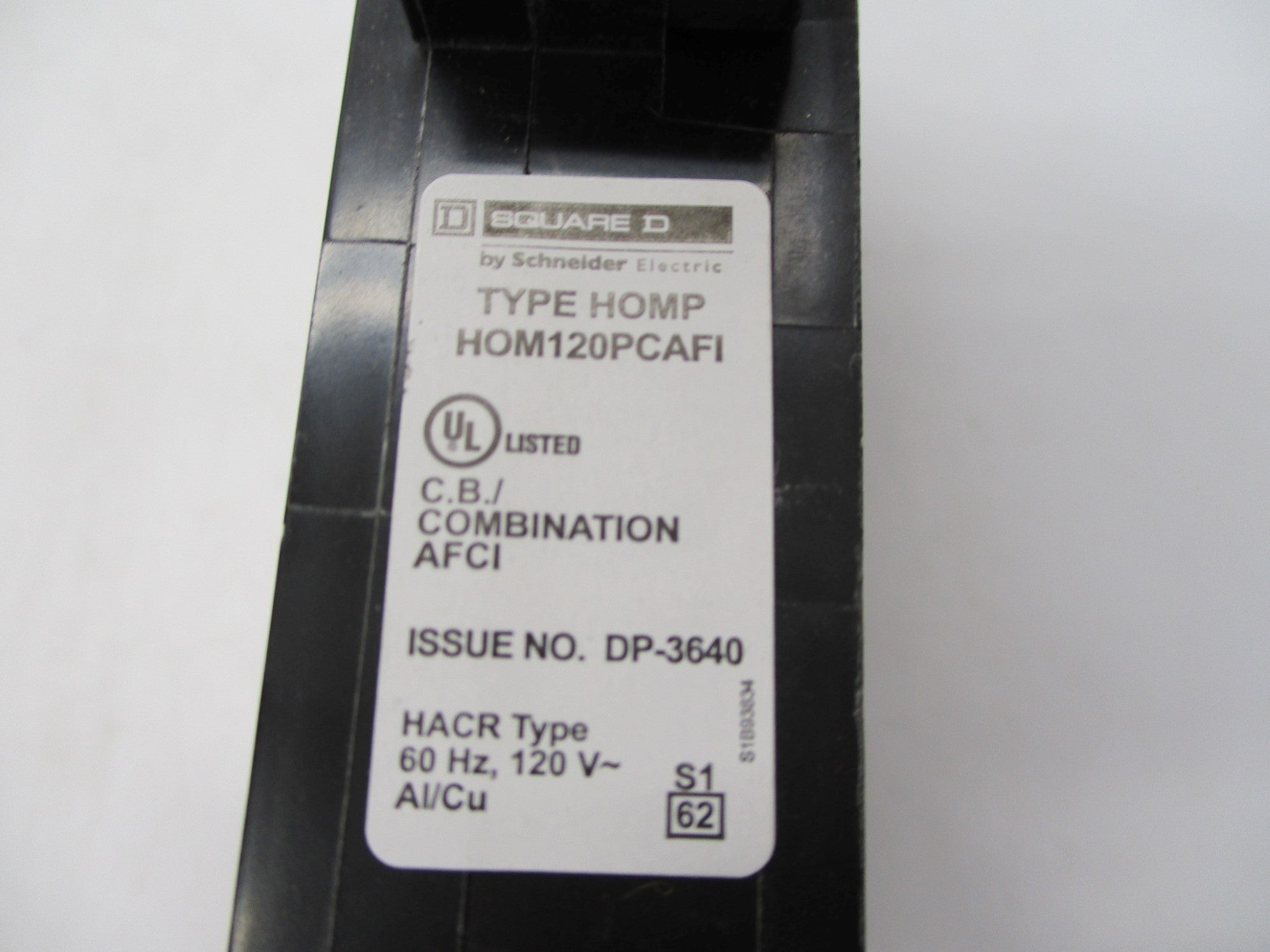 SQUARE D HOM120PCAFI 20A 120V NSMP