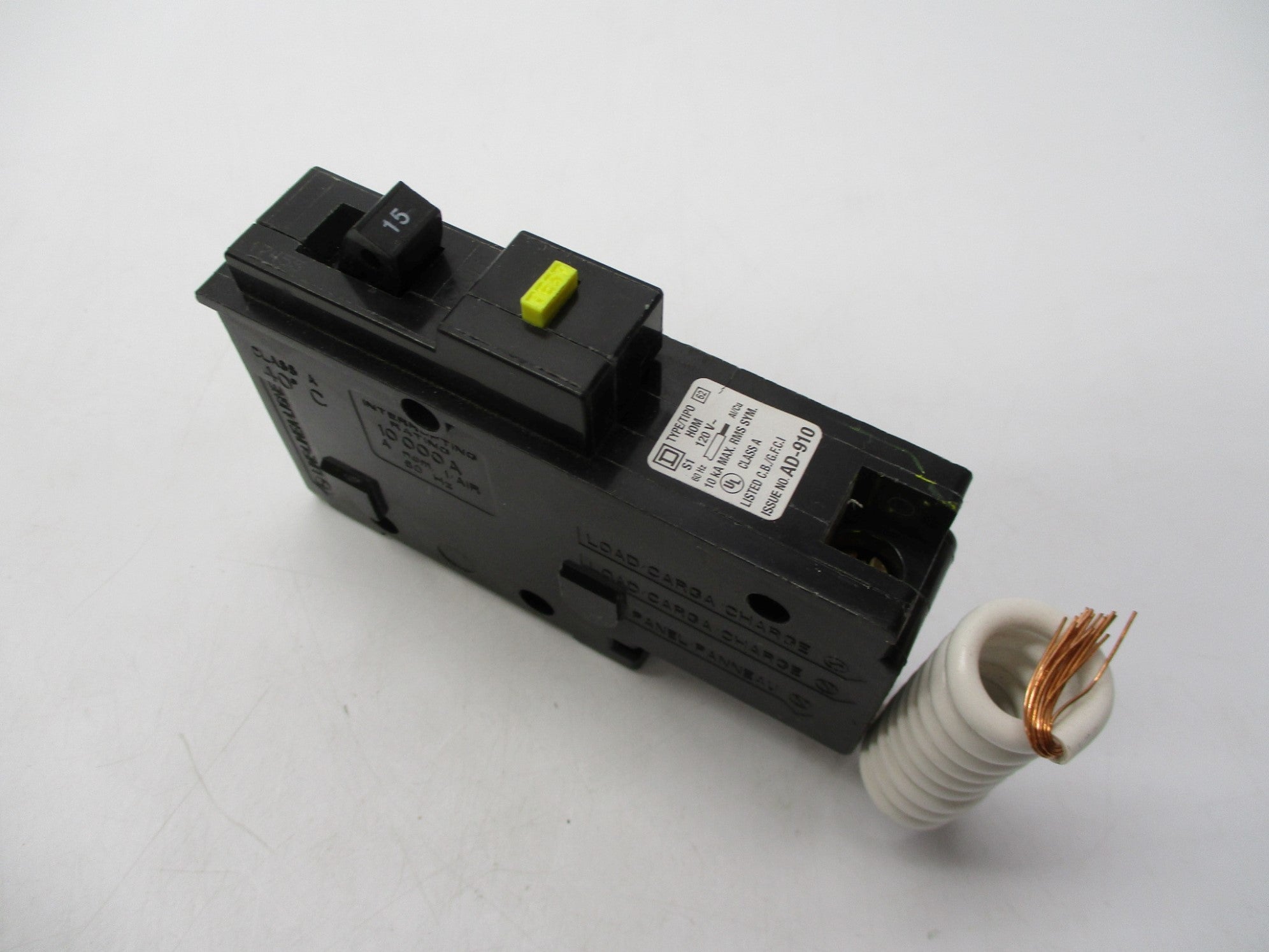 SQUARE D HOM115GFI 15A 120V NSMP