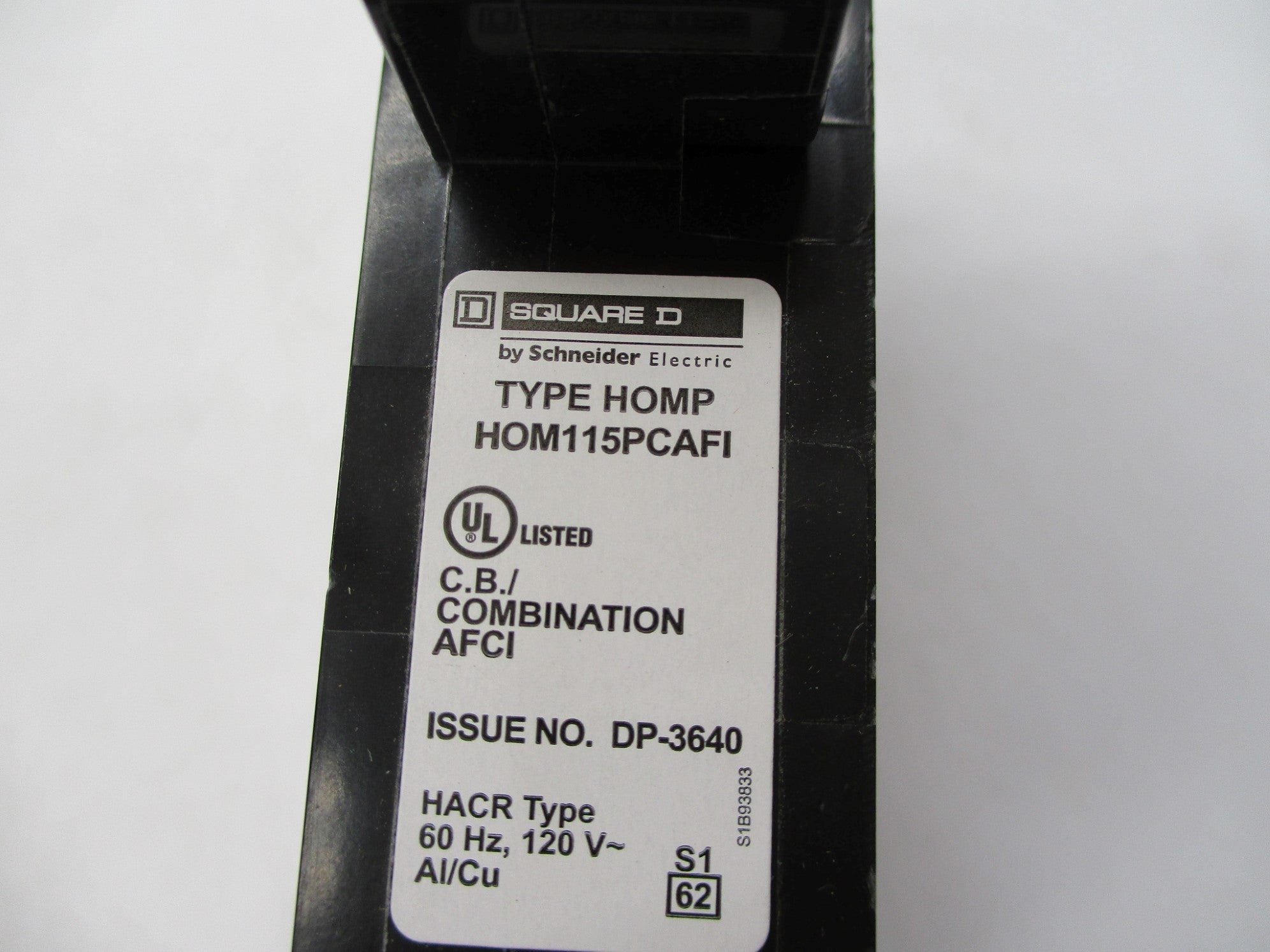 SQUARE D HOM115PCAFI 15A 120V NSMP