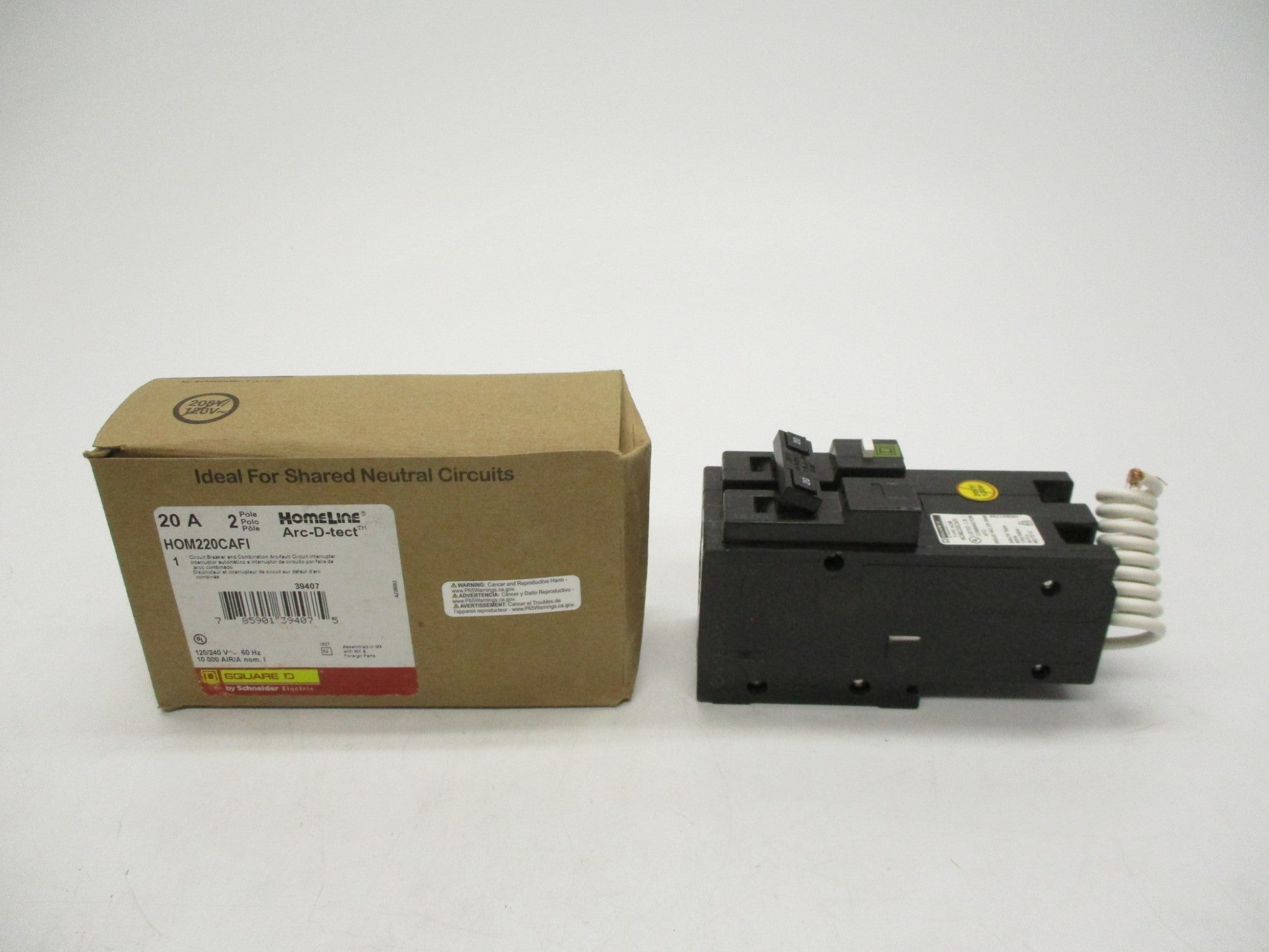 SQUARE D HOM220CAFI 20A 120/240V NSMP