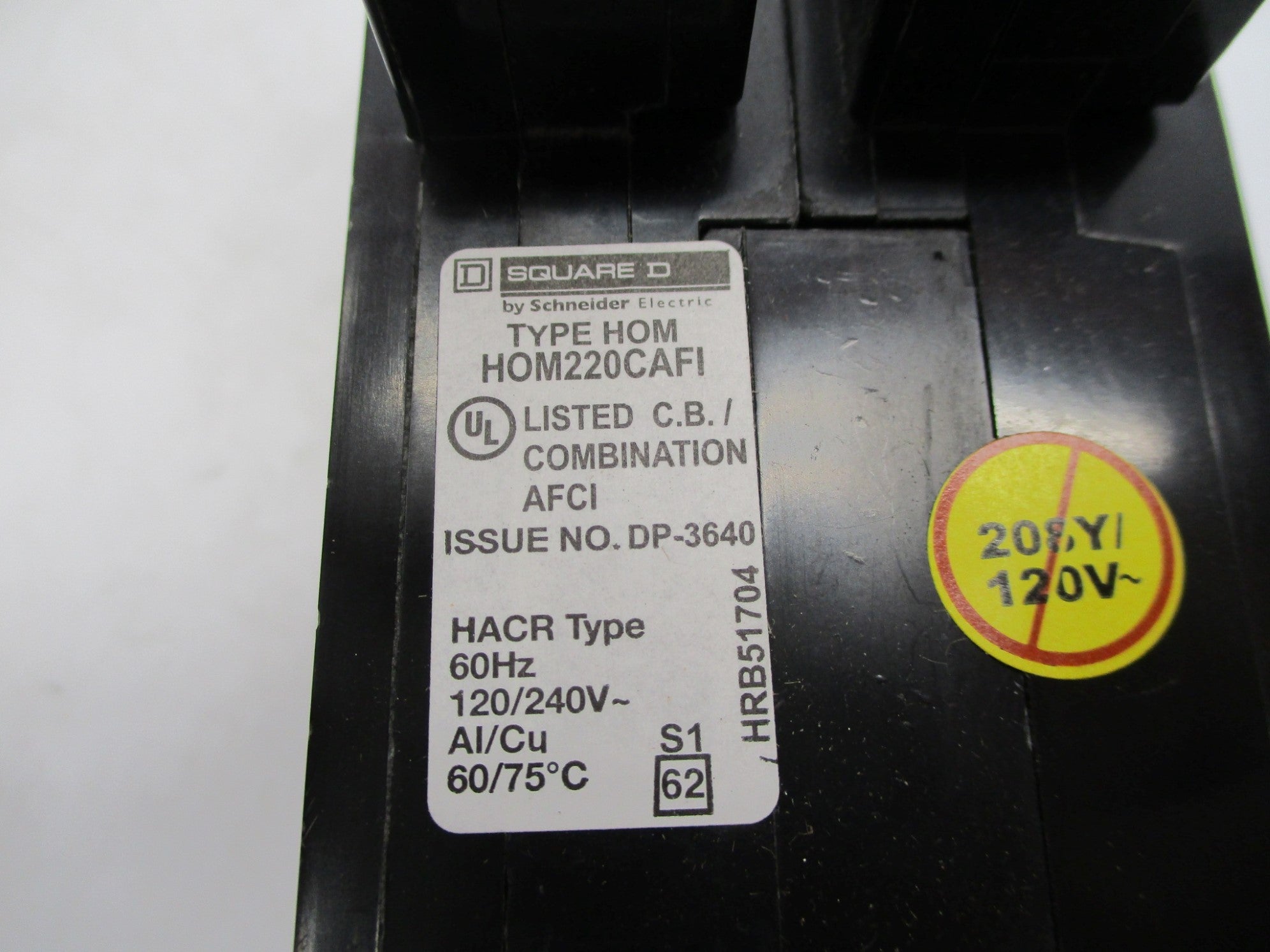 SQUARE D HOM220CAFI 20A 120/240V NSMP