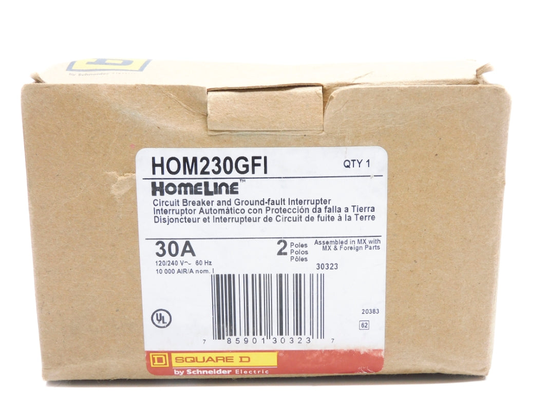SQUARE D HOM230GFI 30A 120/240V NSMP