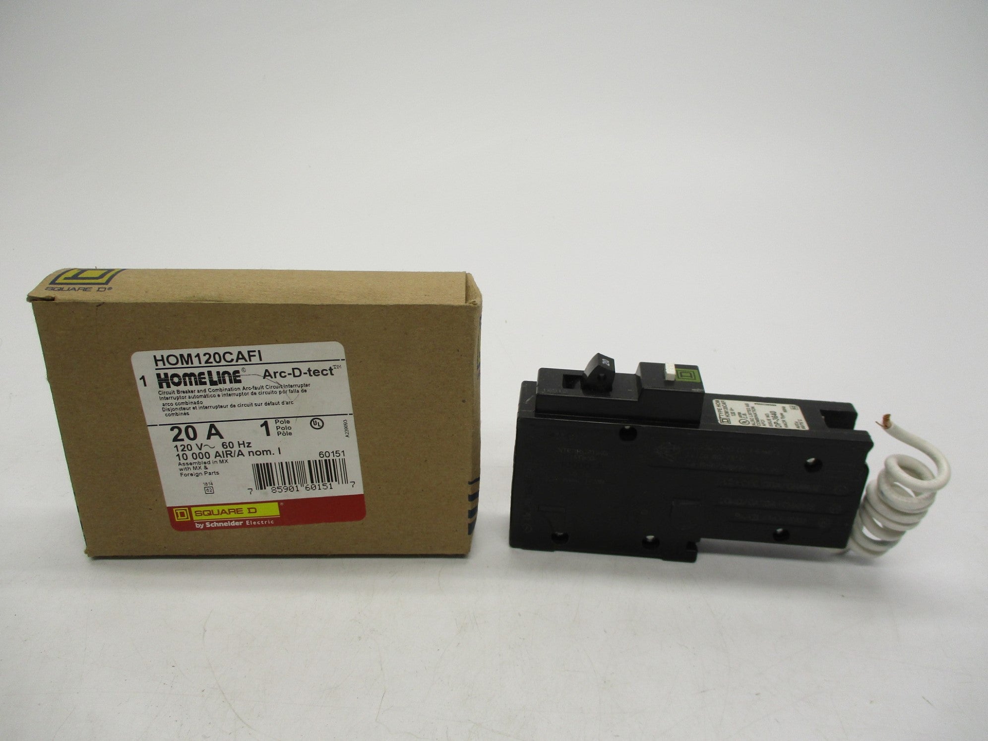 SQUARE D HOM120CAFI 20A 120V NSMP