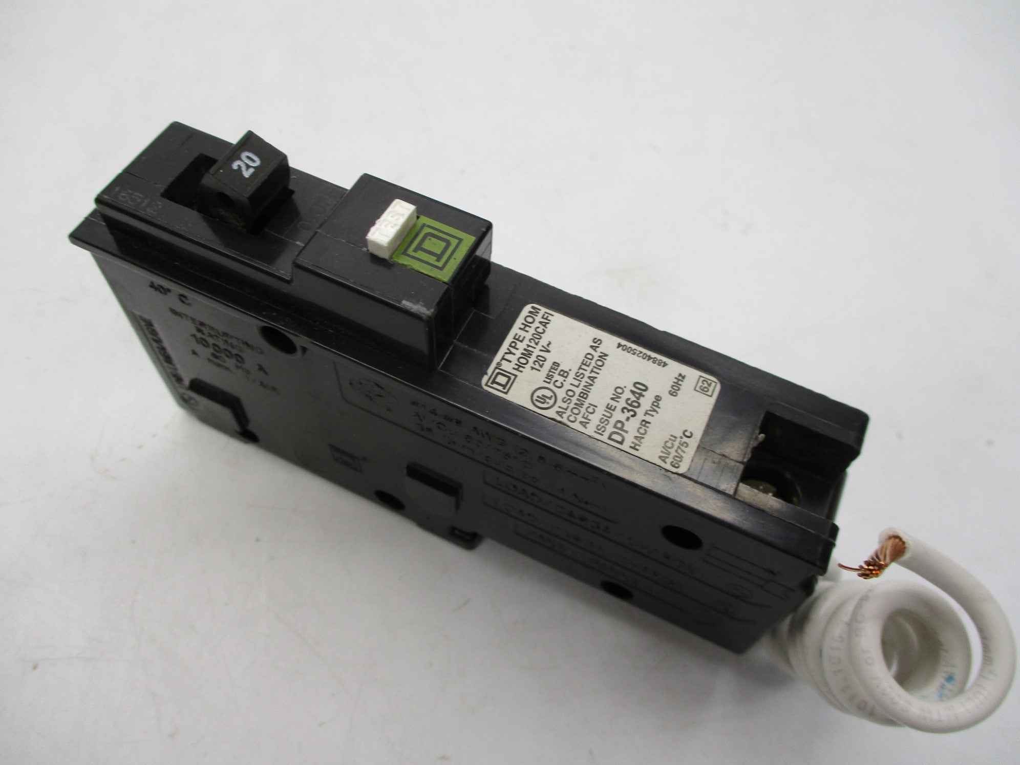 SQUARE D HOM120CAFI 20A 120V NSMP