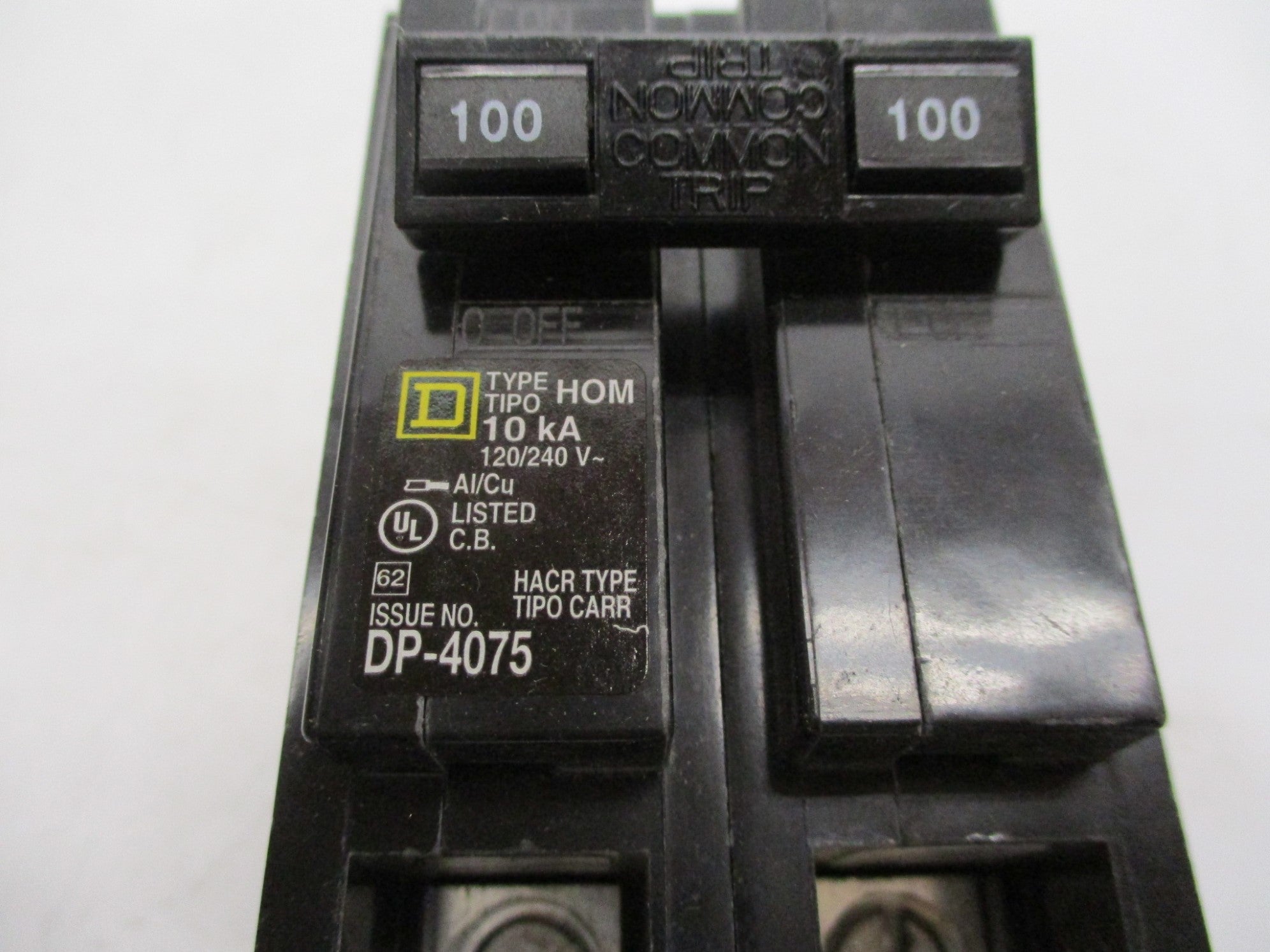 SQUARE D HOM2100 100A 120/240V NSMP