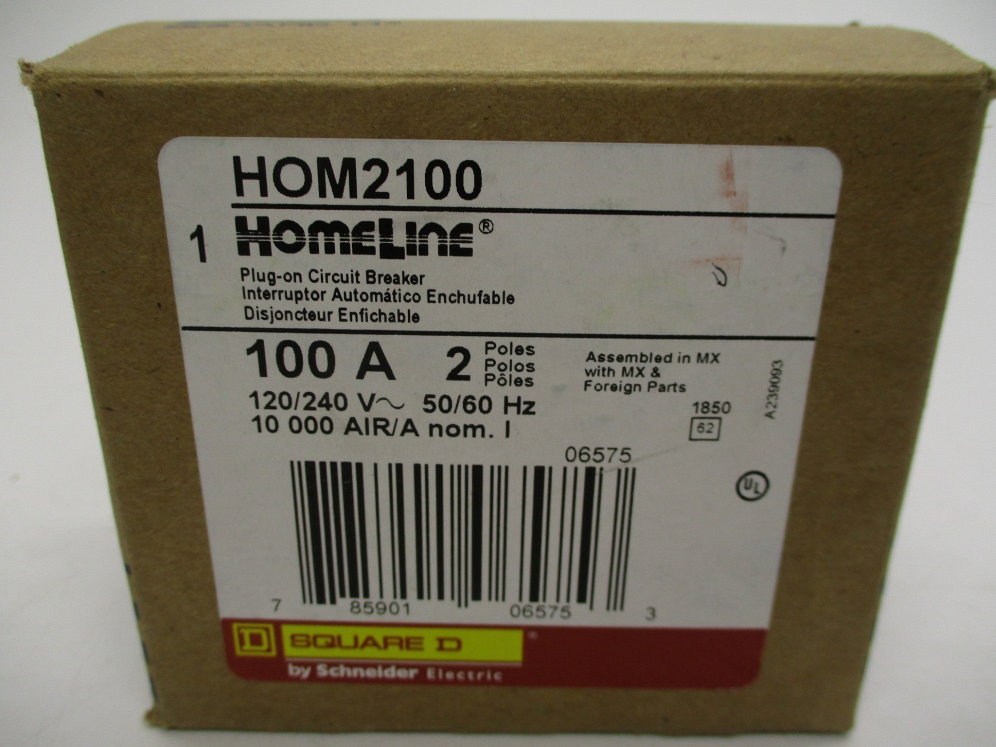 SQUARE D HOM2100 100A 120/240V NSMP