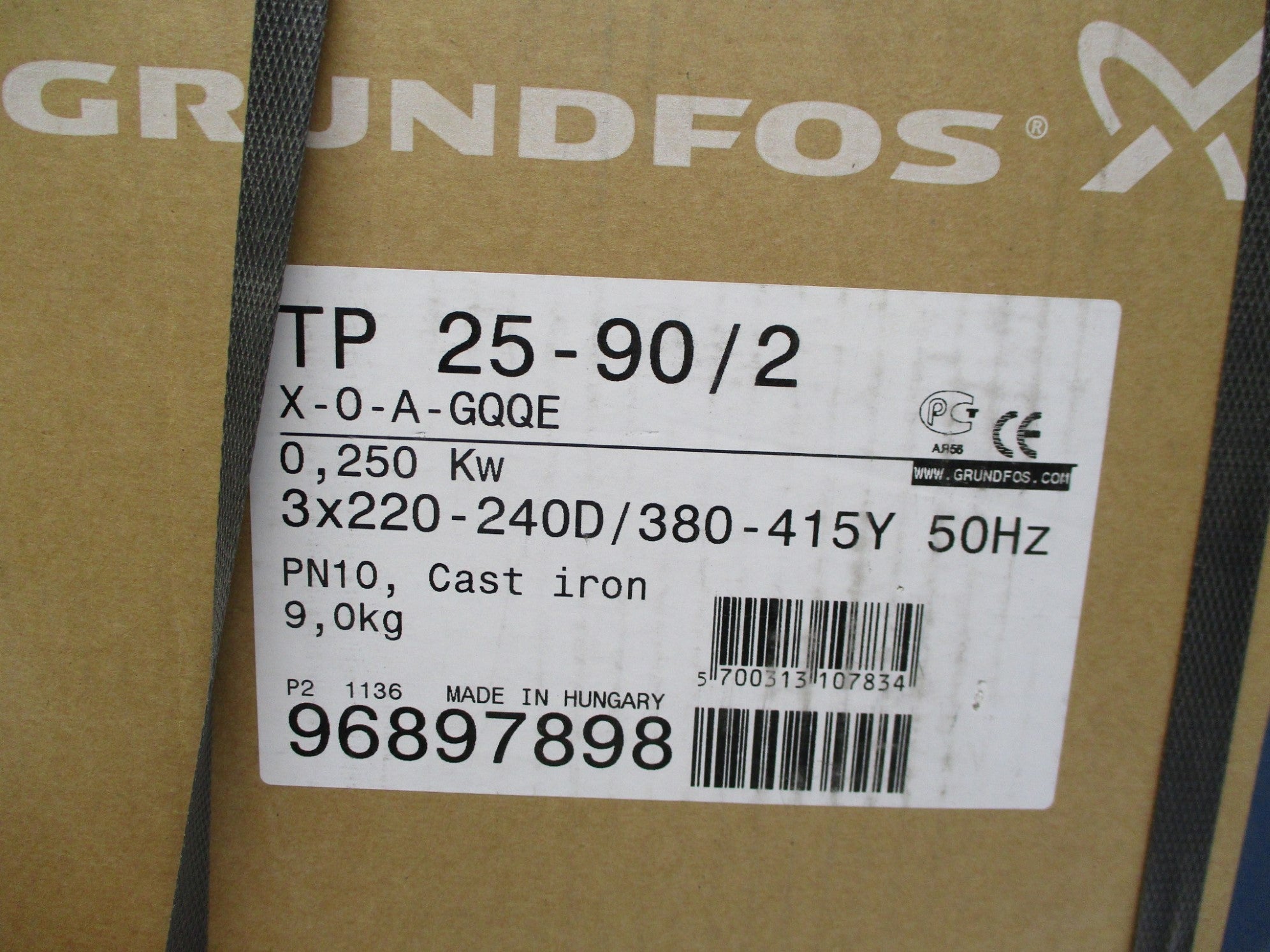 GRUNDFOS TP25-90/2 NSFS