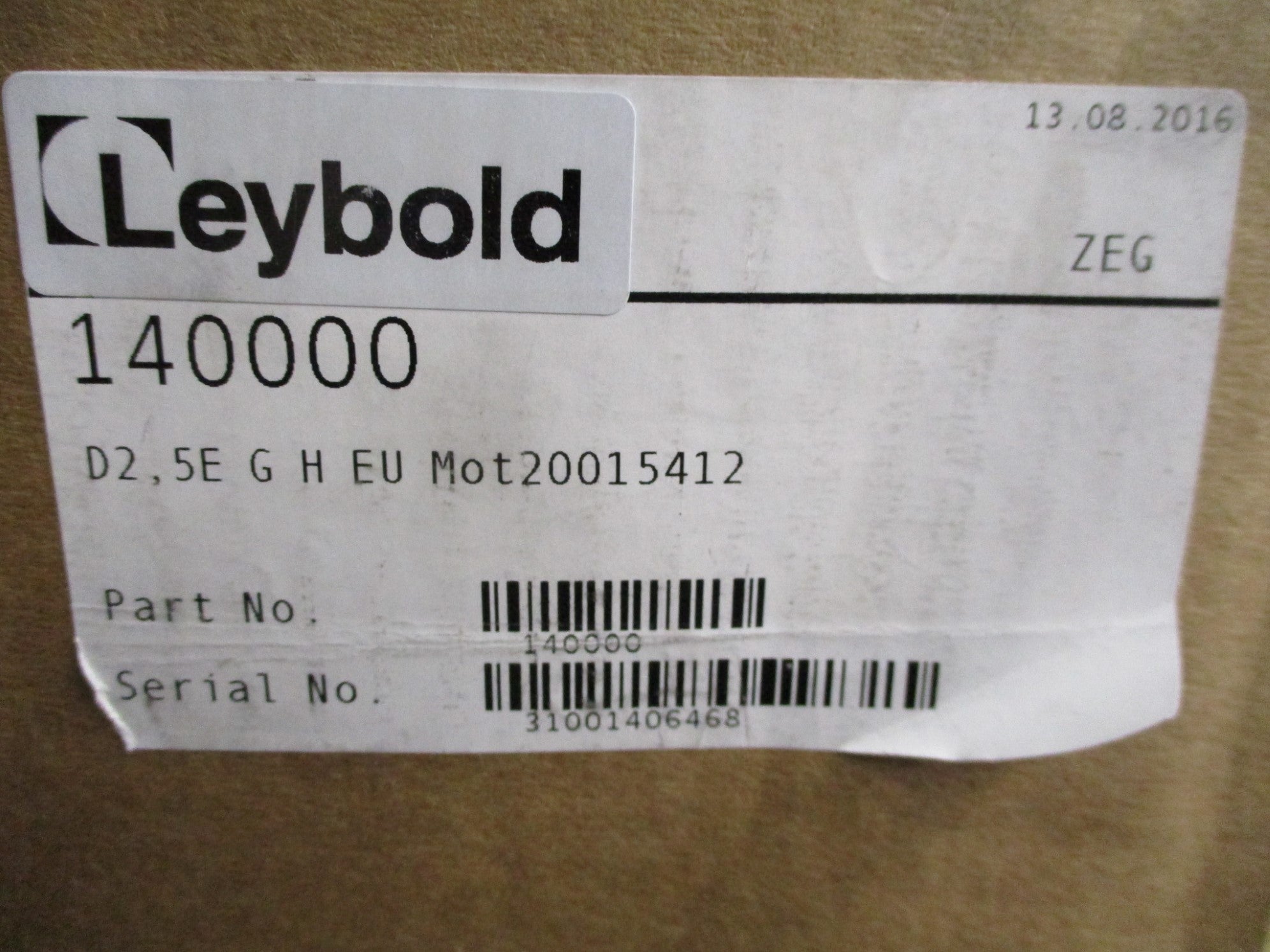 LEYBOLD 140000 NSMP