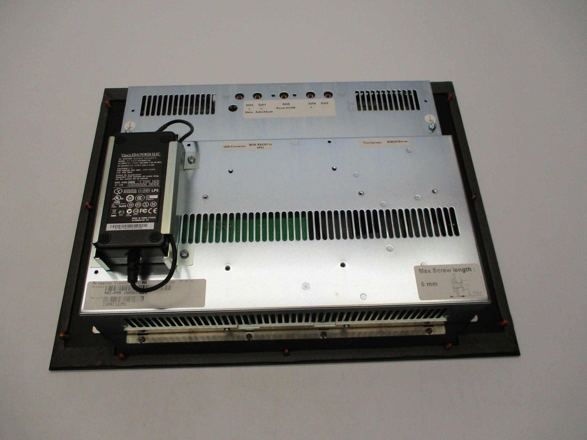 PRIMELCO VISUAL DATA PRI-PMM-15RAR54001 NSMP
