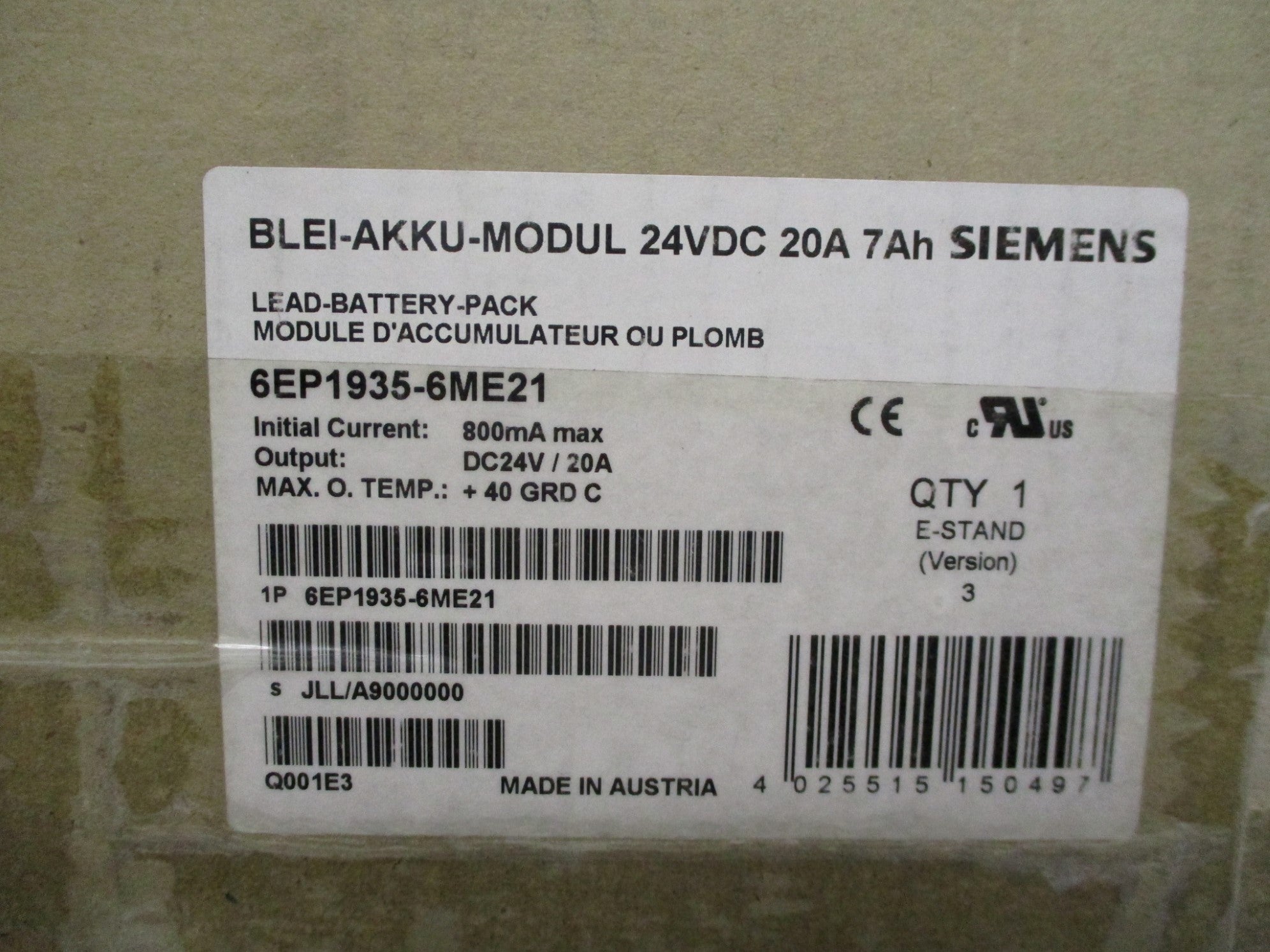 SIEMENS 6EP1935-6ME21 NSMP