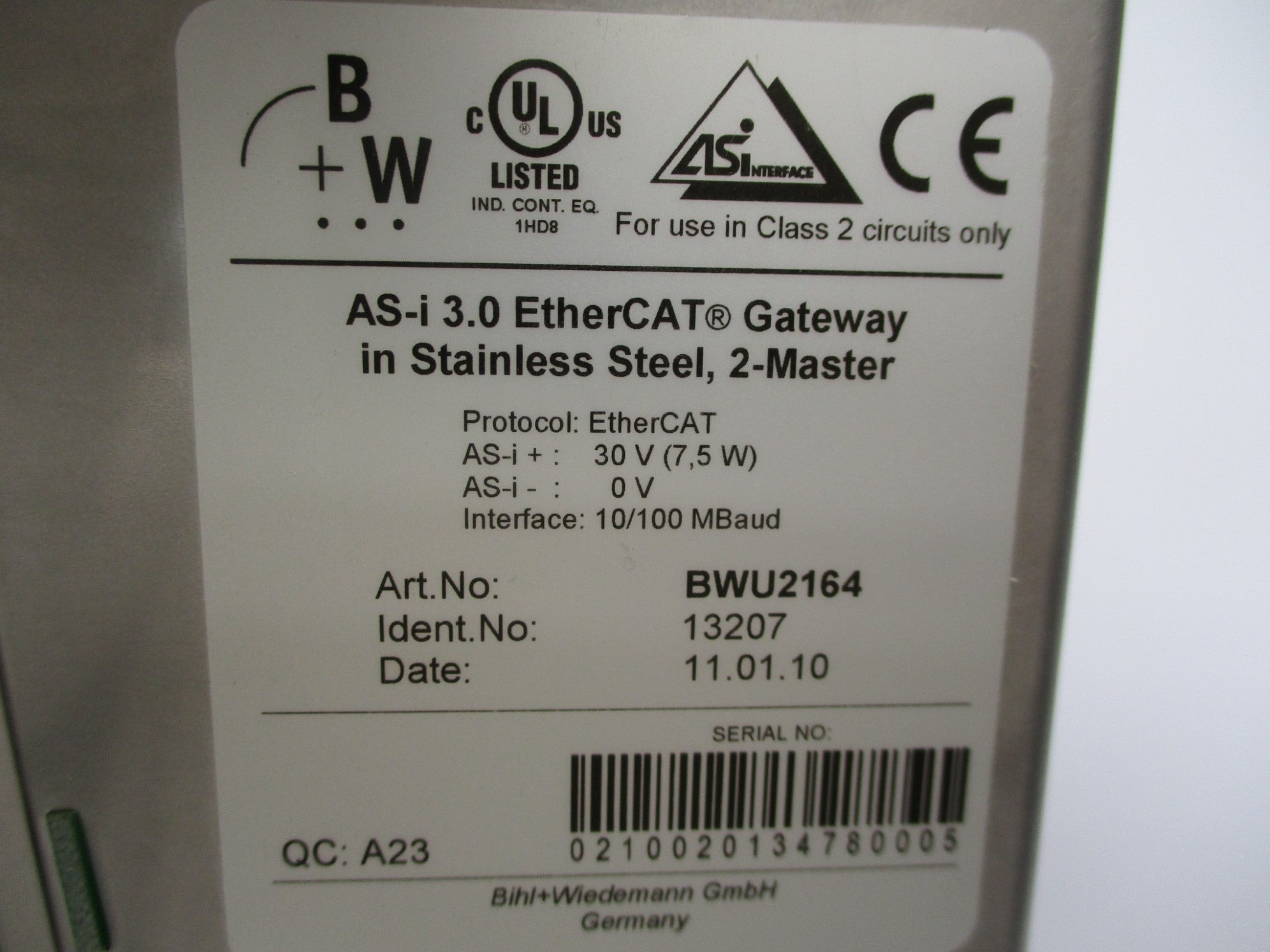 BIHL WIEDEMANN BW2164 NSMP