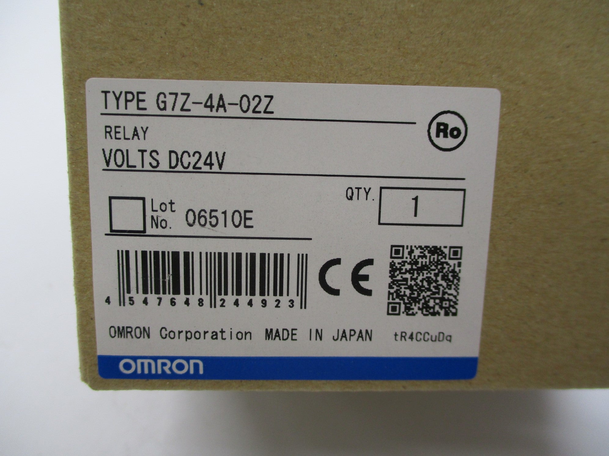 OMRON G7Z-4A-02Z 24VDC NSMP