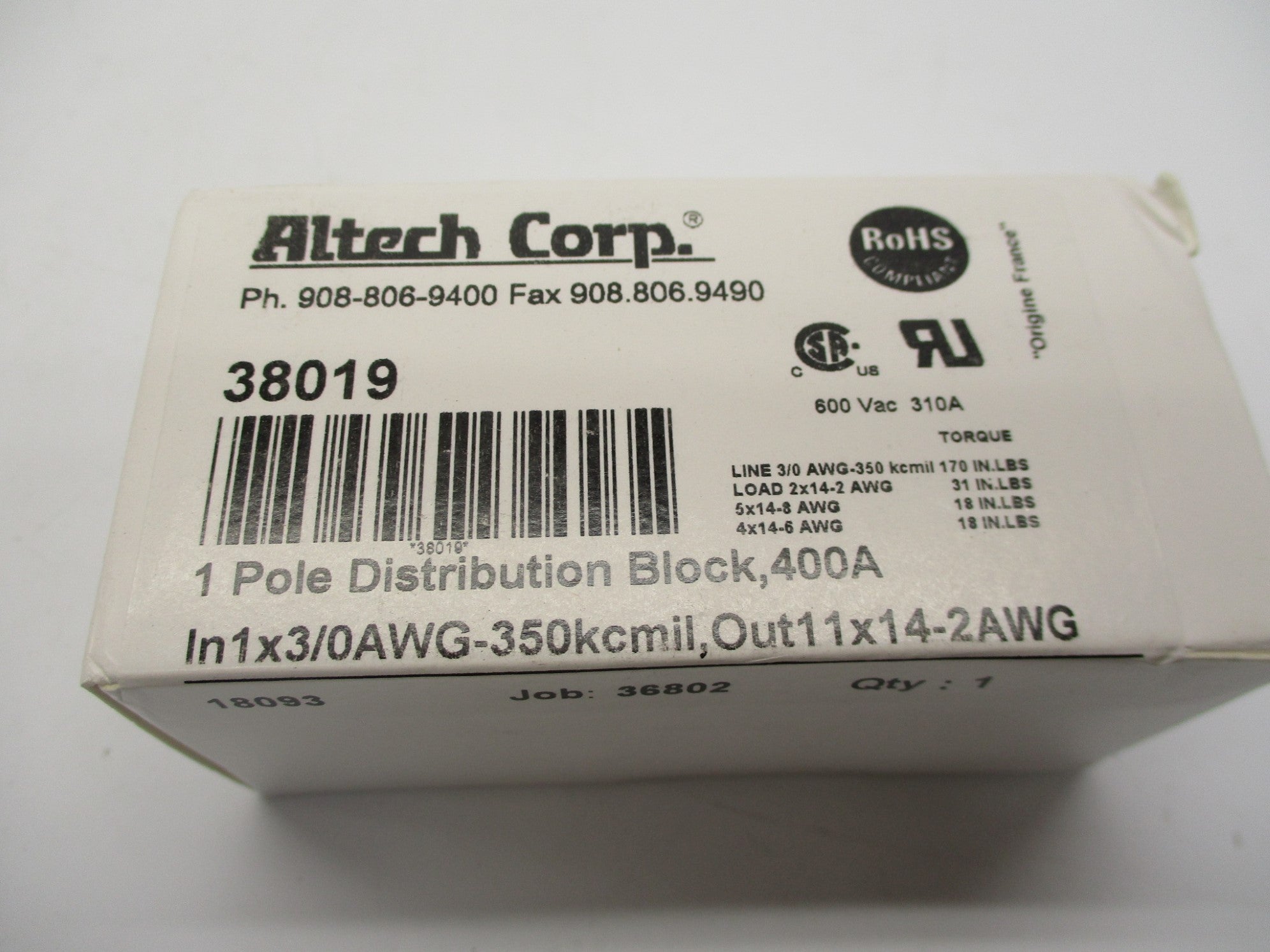 ALTECH 38019 NSMP