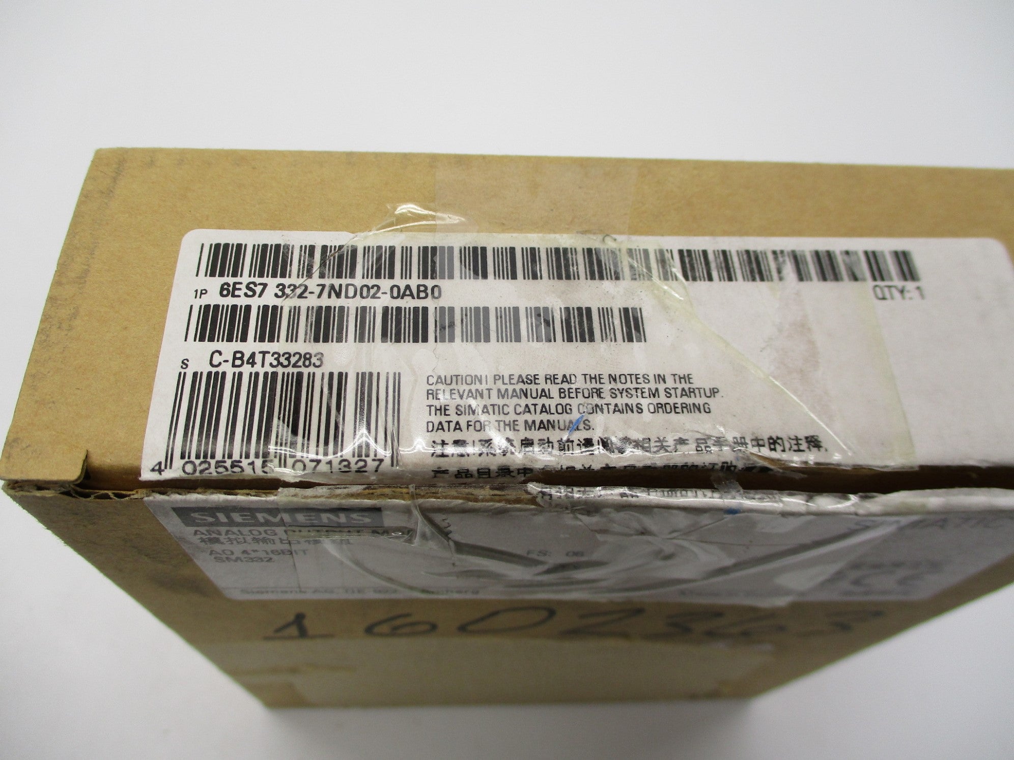 SIEMENS 6ES7332-7ND02-0AB0 NSMP
