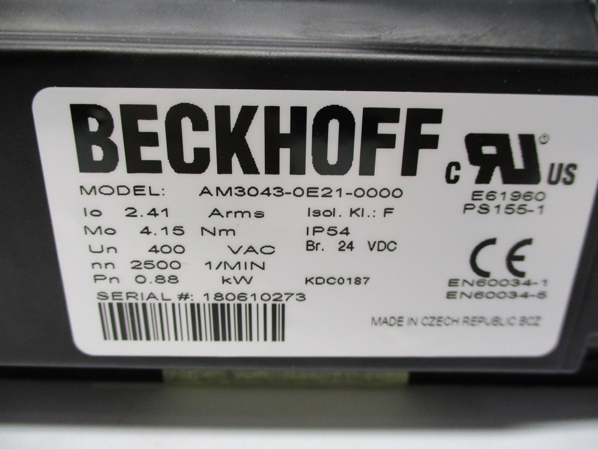 BECKHOFF AM3043-0E21-0000 NSMP