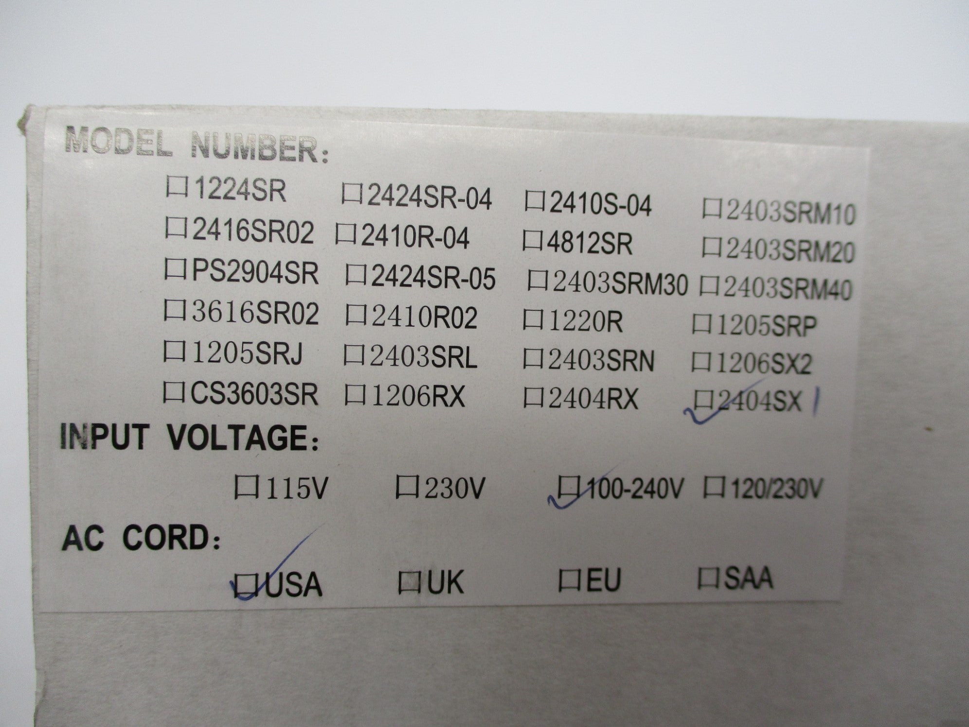SONEIL 2404SX1 NSMP