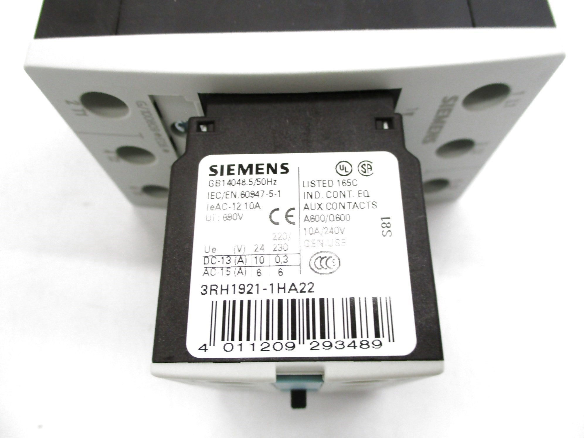 SIEMENS 3RT1034-1BB44 (AS PICTURED) NSMP
