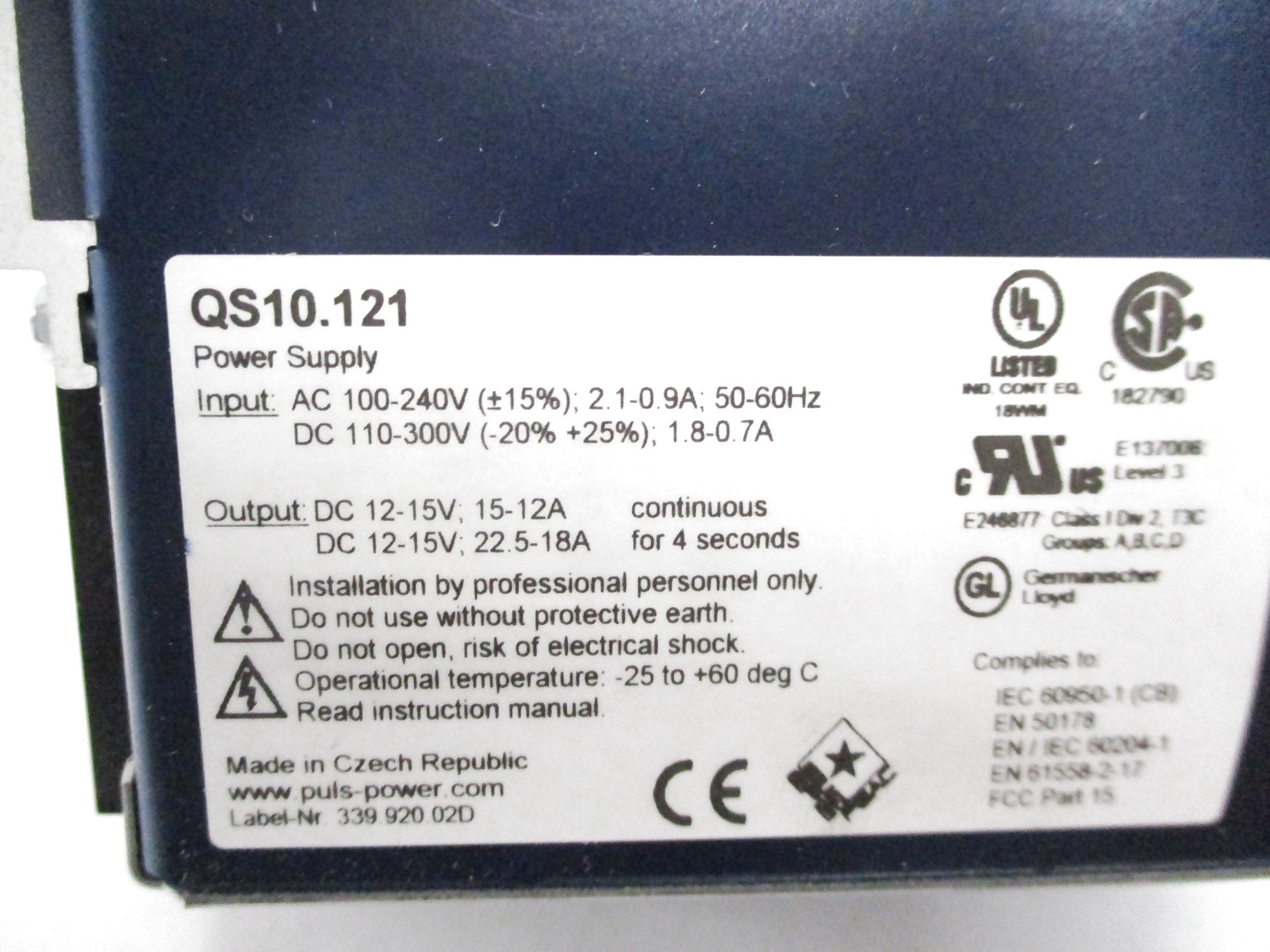 PULS QS10.121 NSMP
