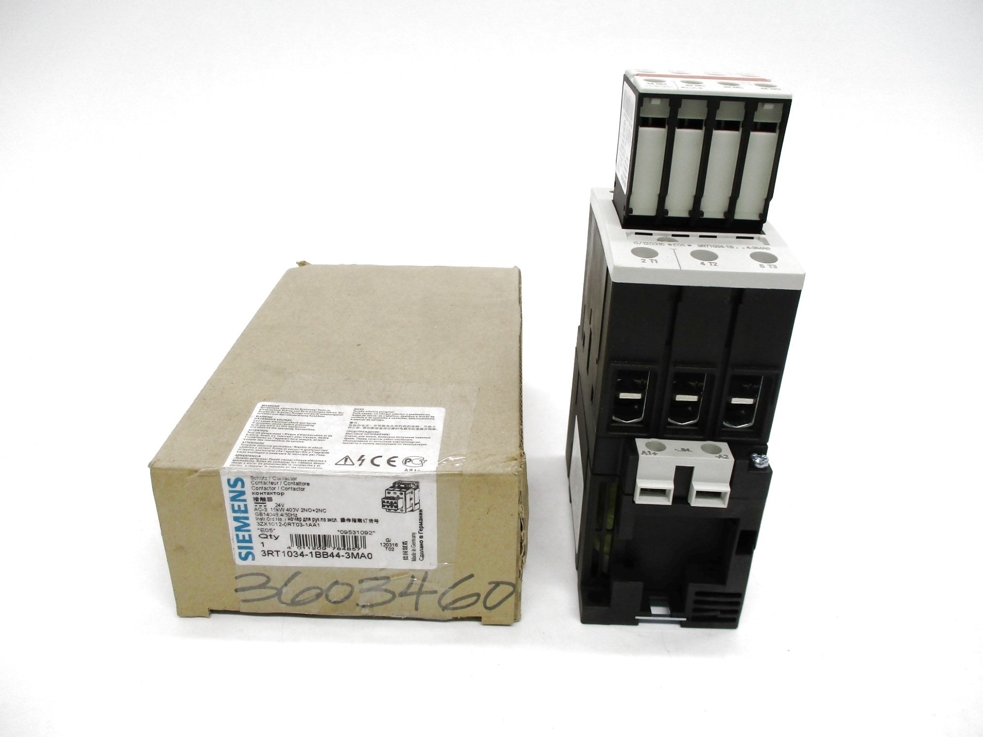SIEMENS 3RT1034-1BB44-3MA0 NSMP