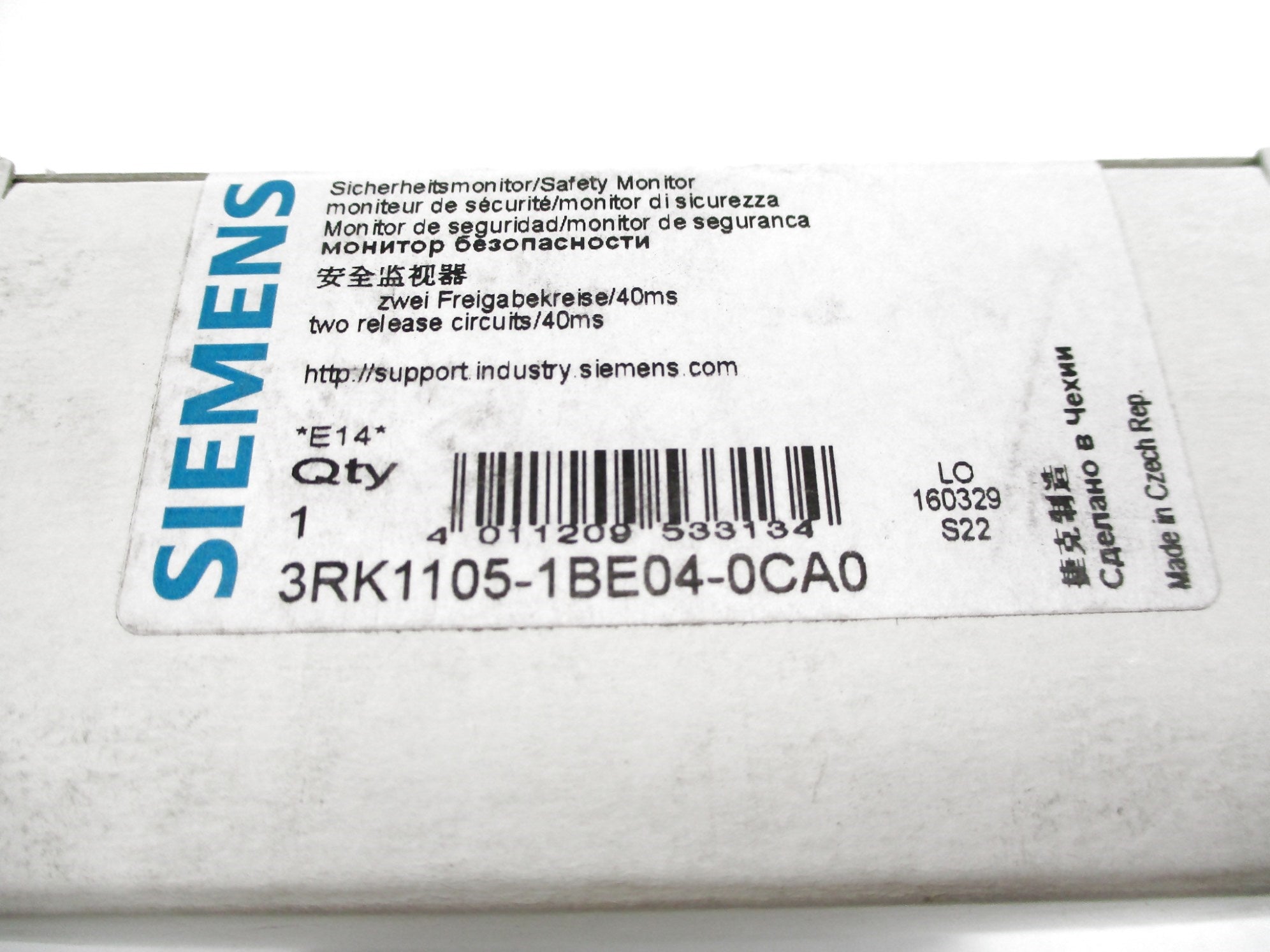 SIEMENS 3RK1105-1BE04-0CA0 NSFS