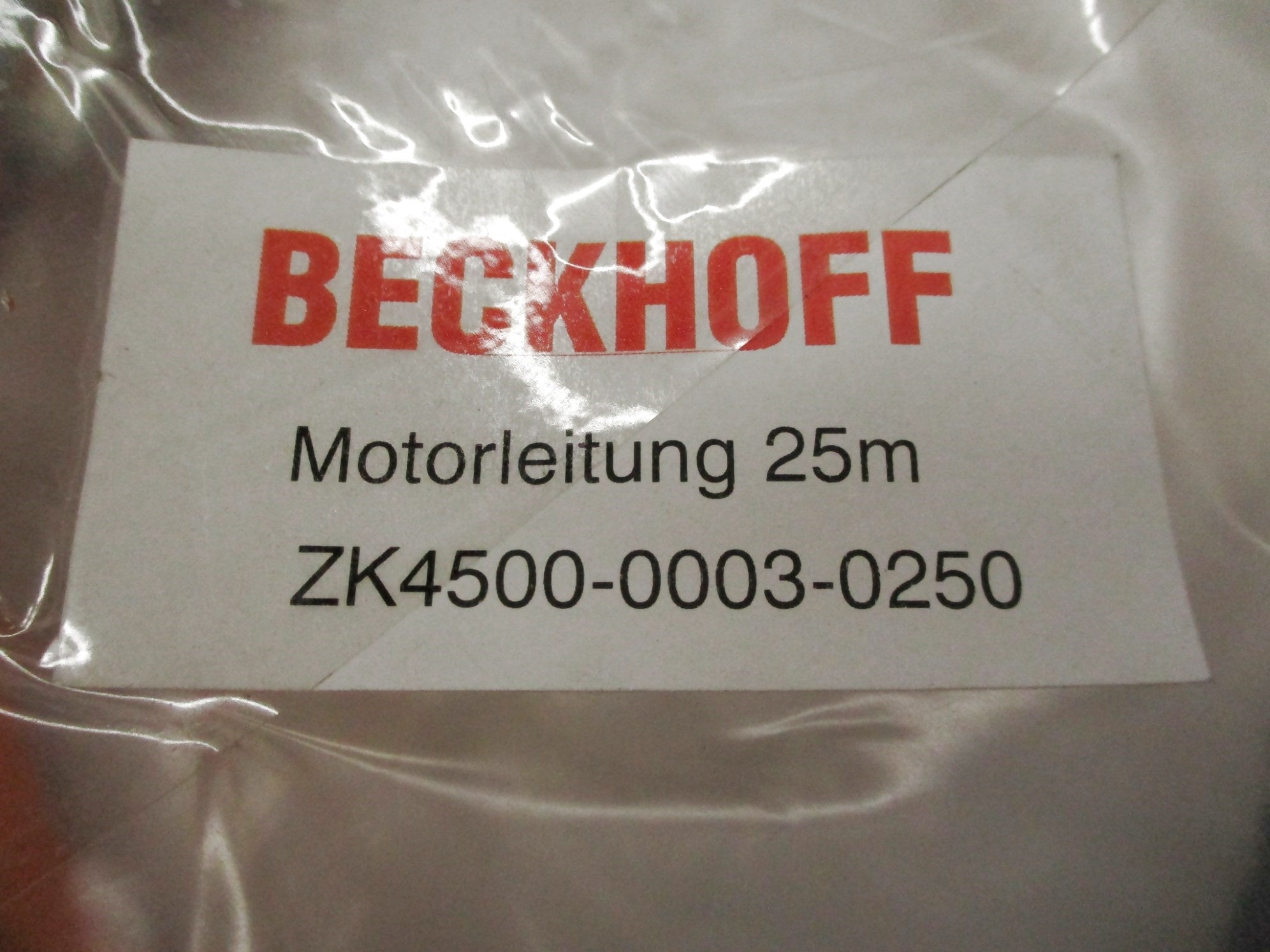 BECKHOFF ZK4500-0003-0250 NSMP