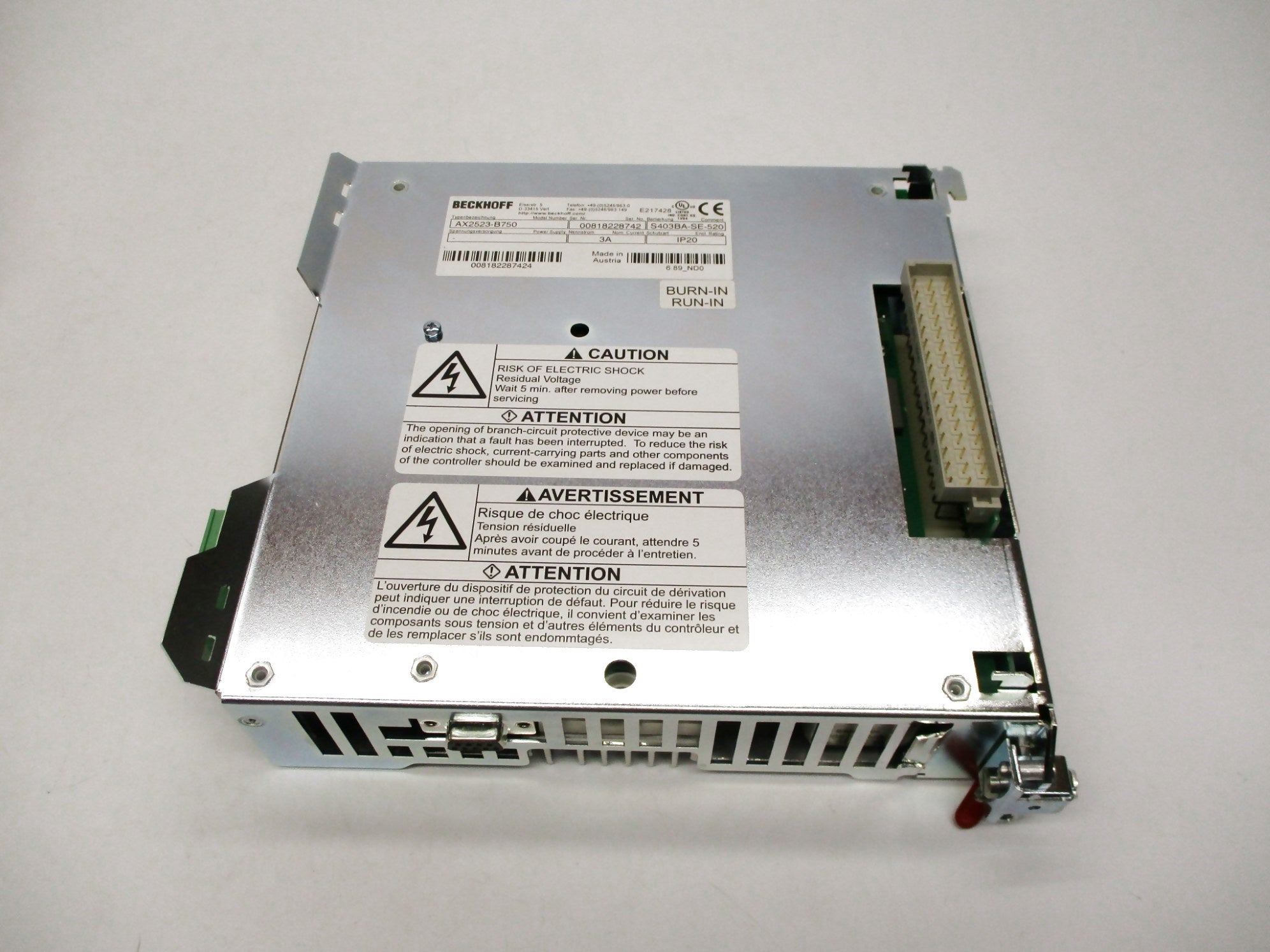 BECKHOFF AX2523-B750 NSMP