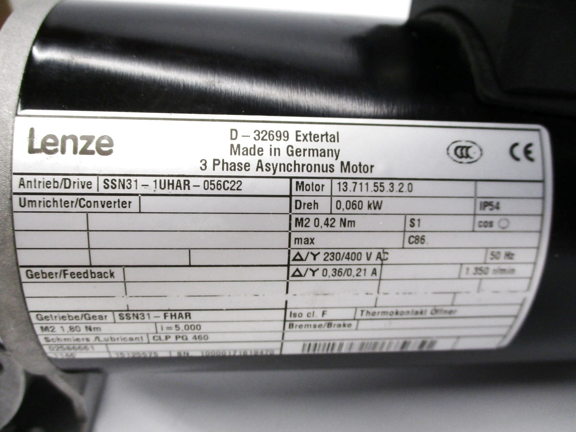 LENZE SSN31-1UHAR-056C22 UNMP