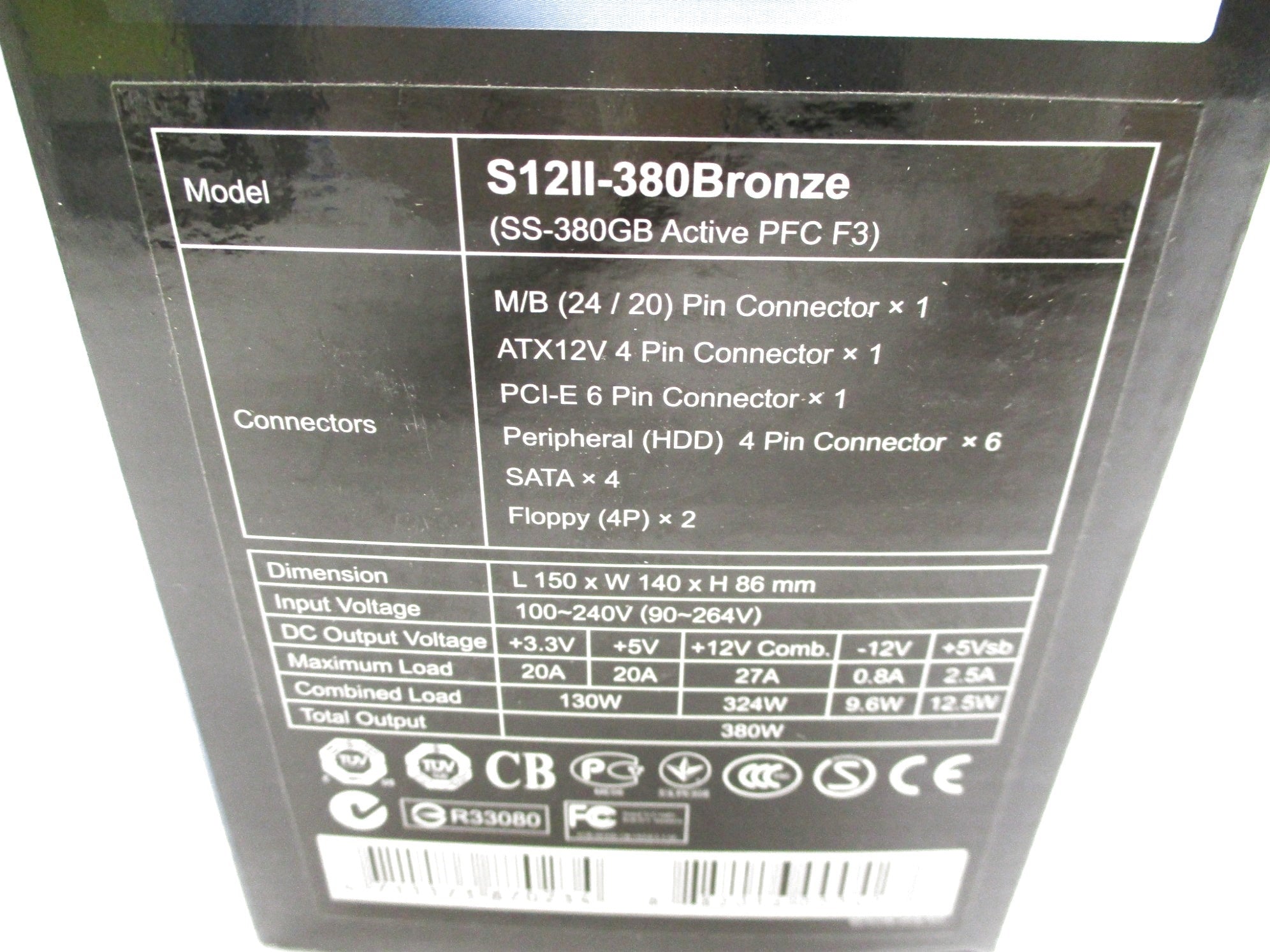SEASONIC S12II-380BRONZE NSMP