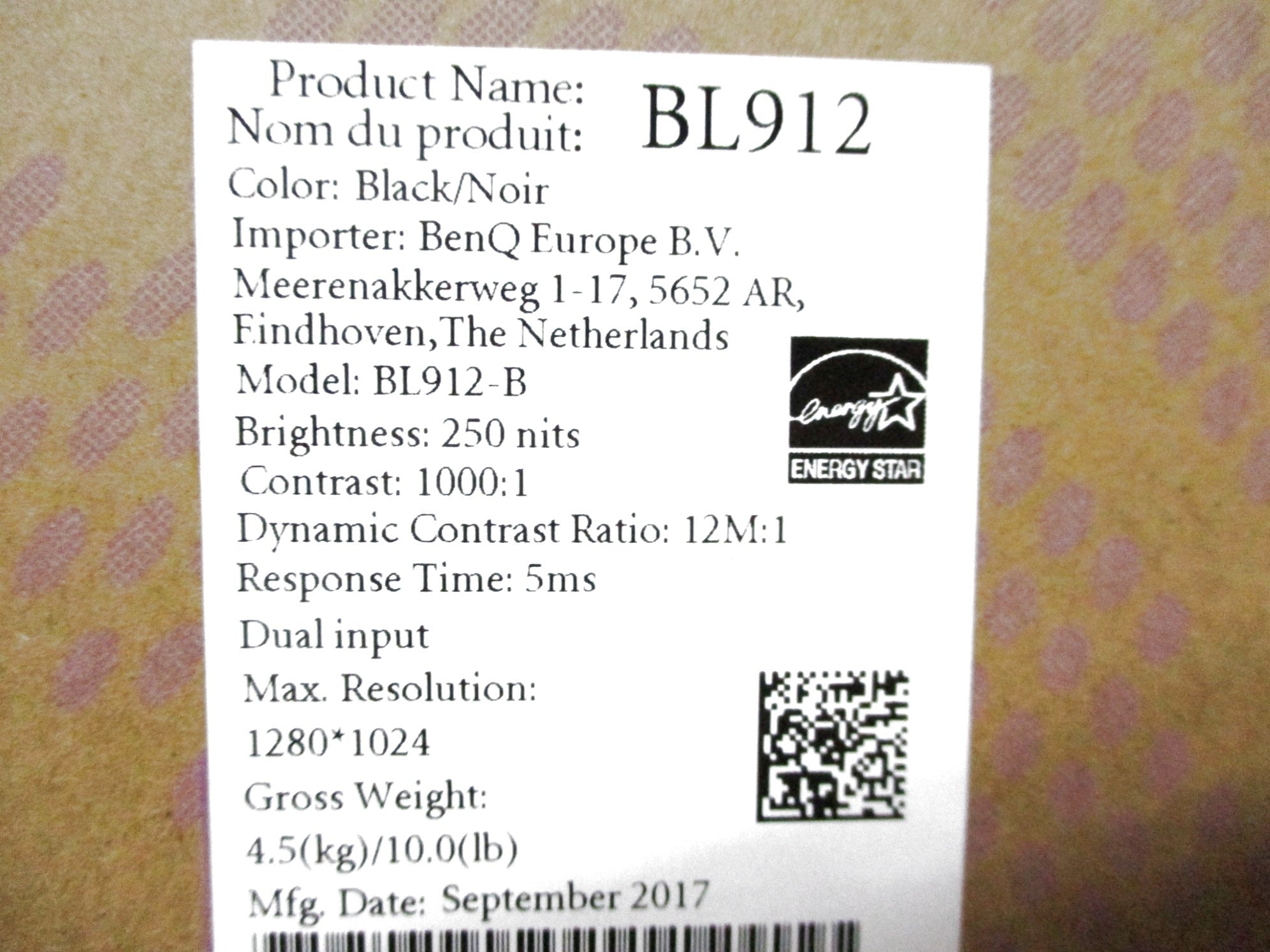 BENQ BL912 NSMP