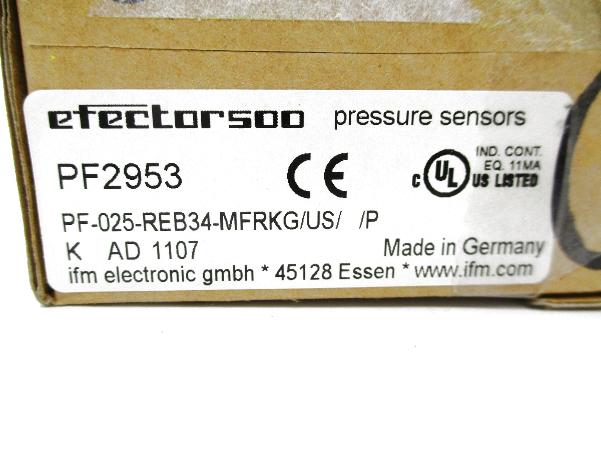 IFM EFECTOR PF2953 NSMP