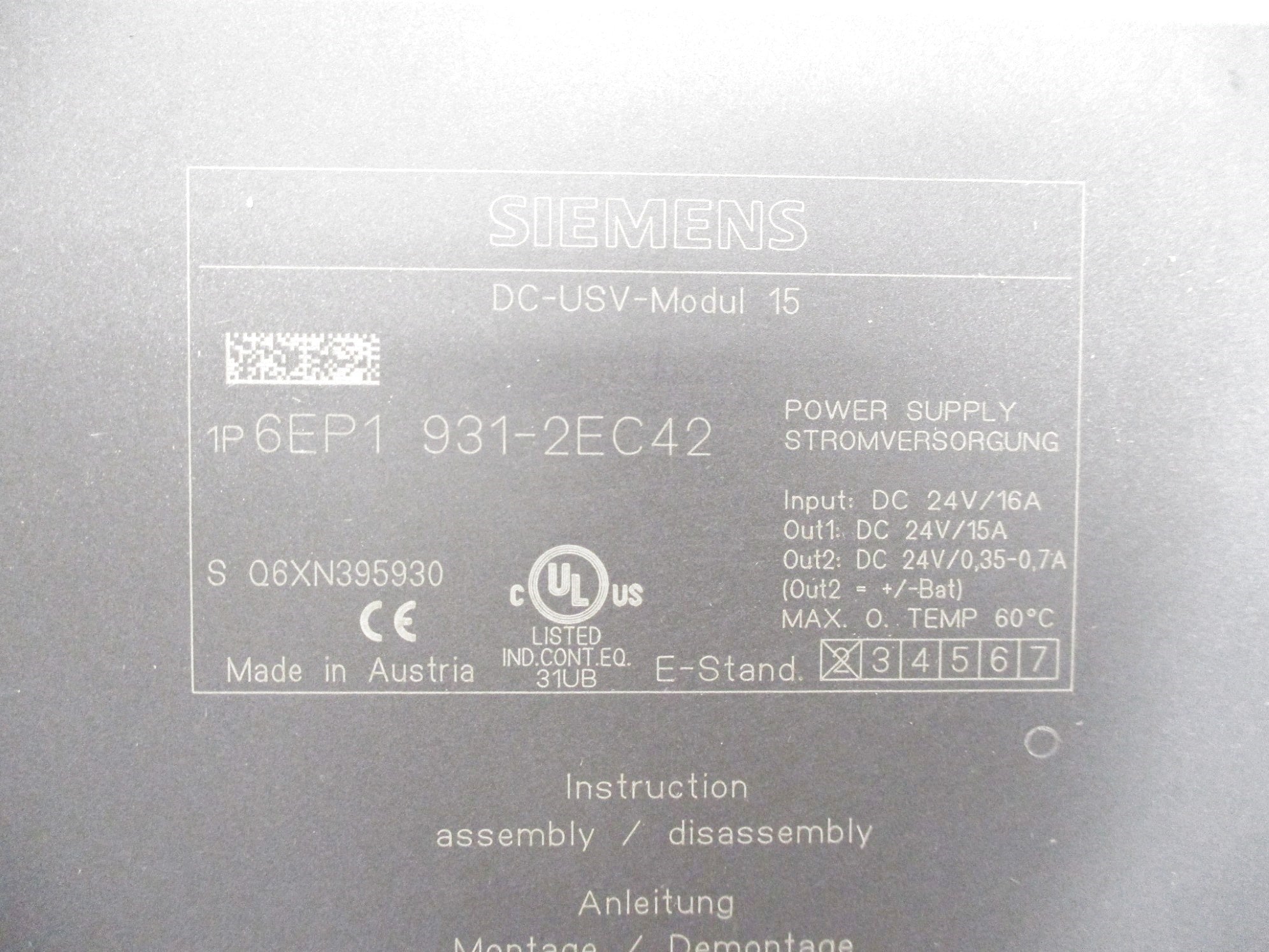 SIEMENS 6EP1931-2EC42 NSMP