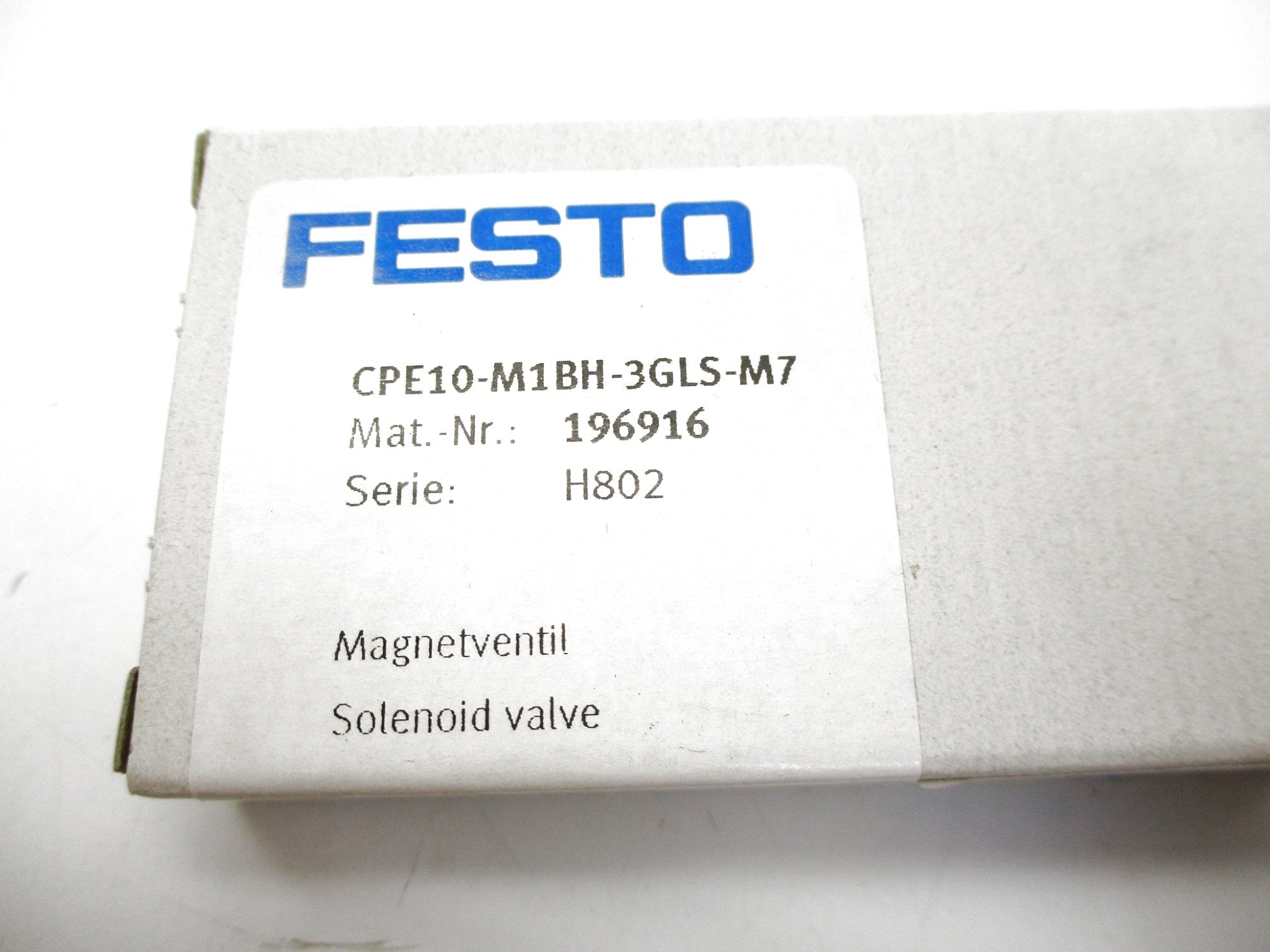 FESTO CPE10-M1BH-3GLS-M7 24VDC NSMP