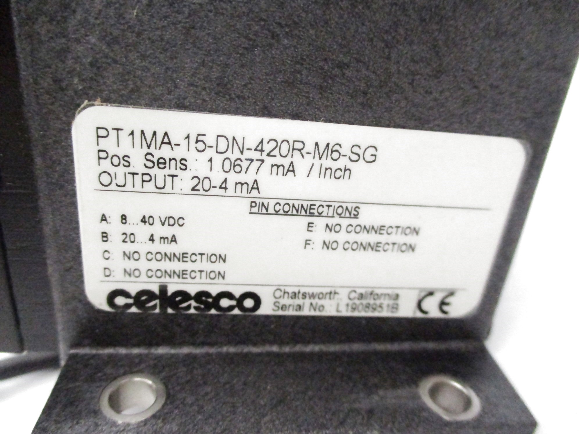 CELESCO PT1MA-15-DN-420R-M6SG NSNP