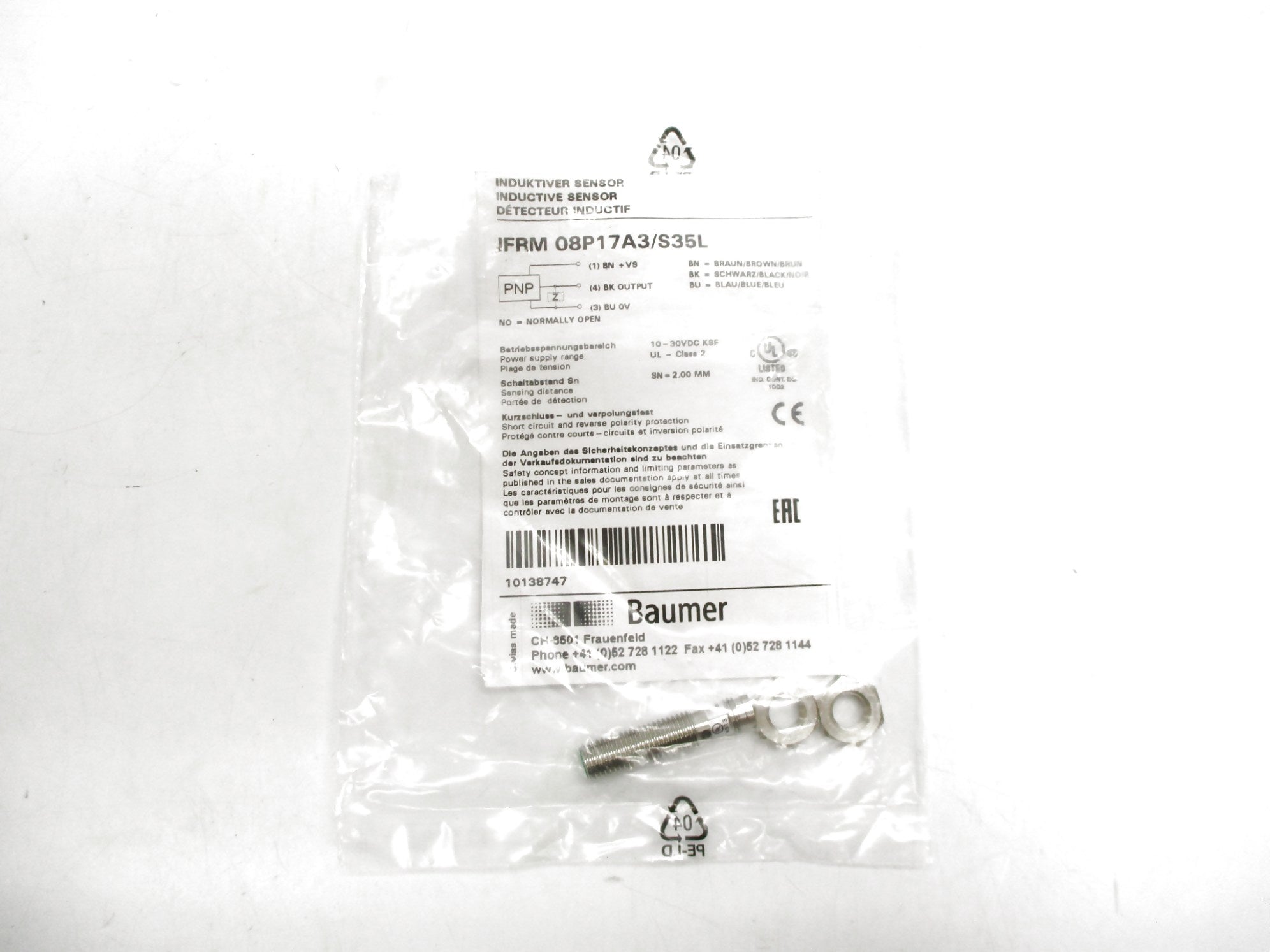 BAUMER IFRM08P17A3/S35L NSMP