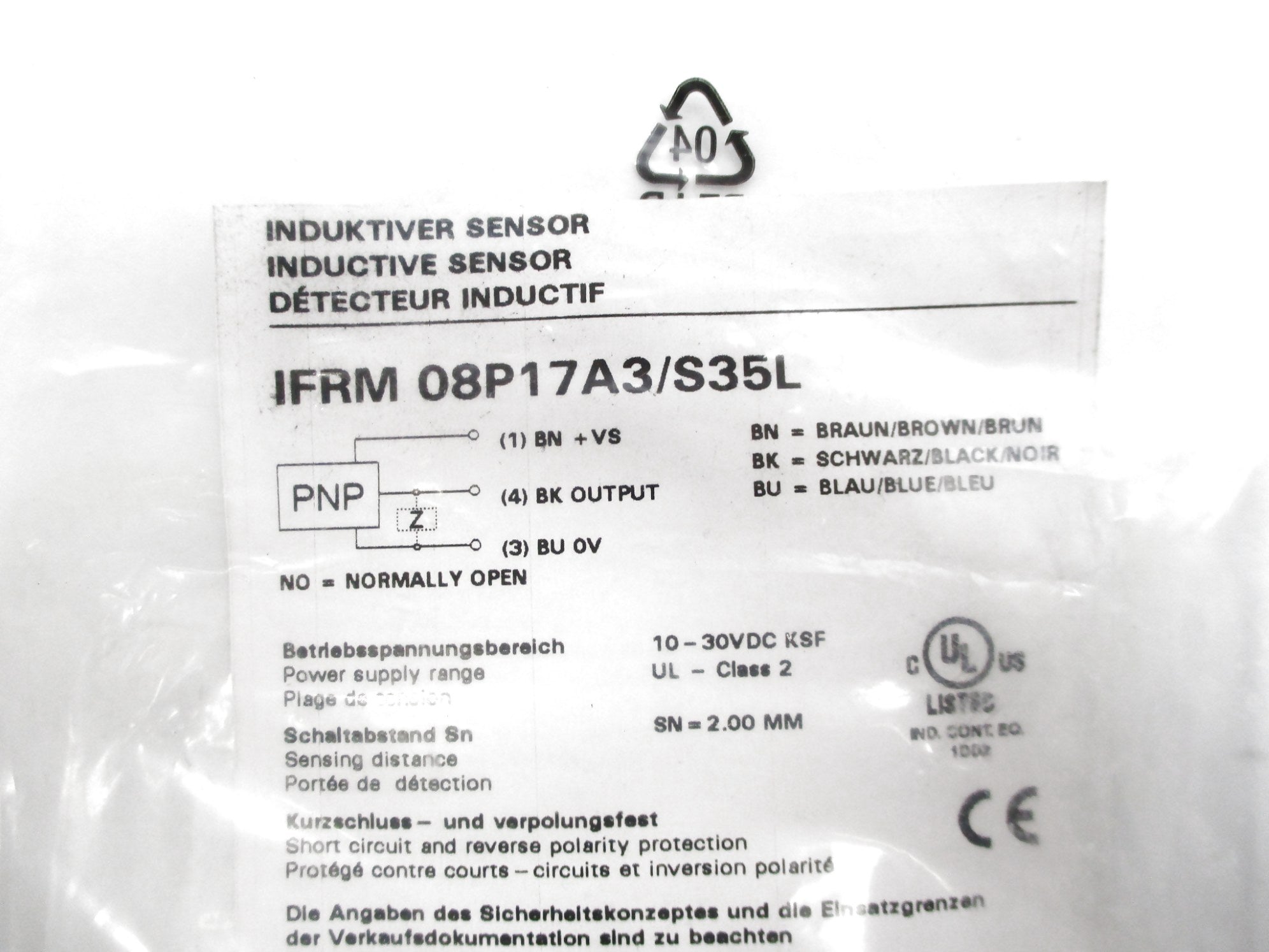 BAUMER IFRM08P17A3/S35L NSMP