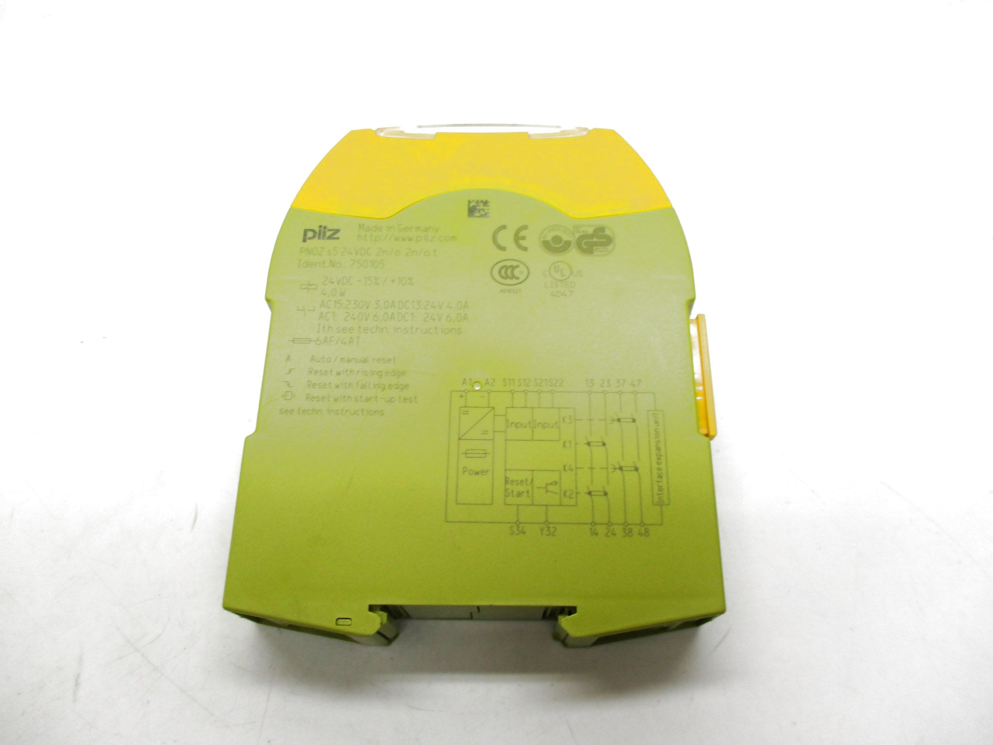 PILZ PNOZ-S5-24VDC-2N/O-2N/O-T NSNP