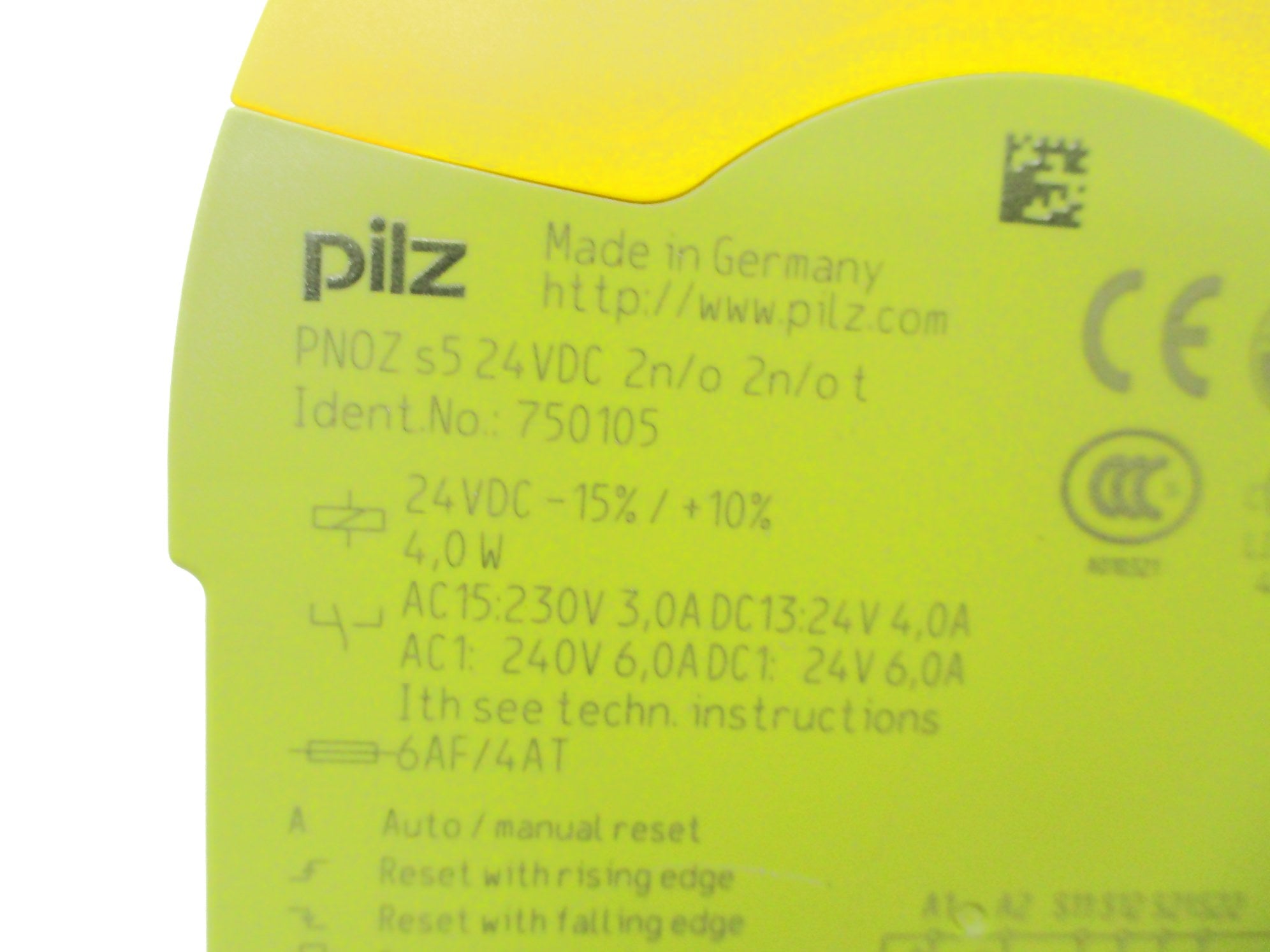 PILZ PNOZ-S5-24VDC-2N/O-2N/O-T NSNP