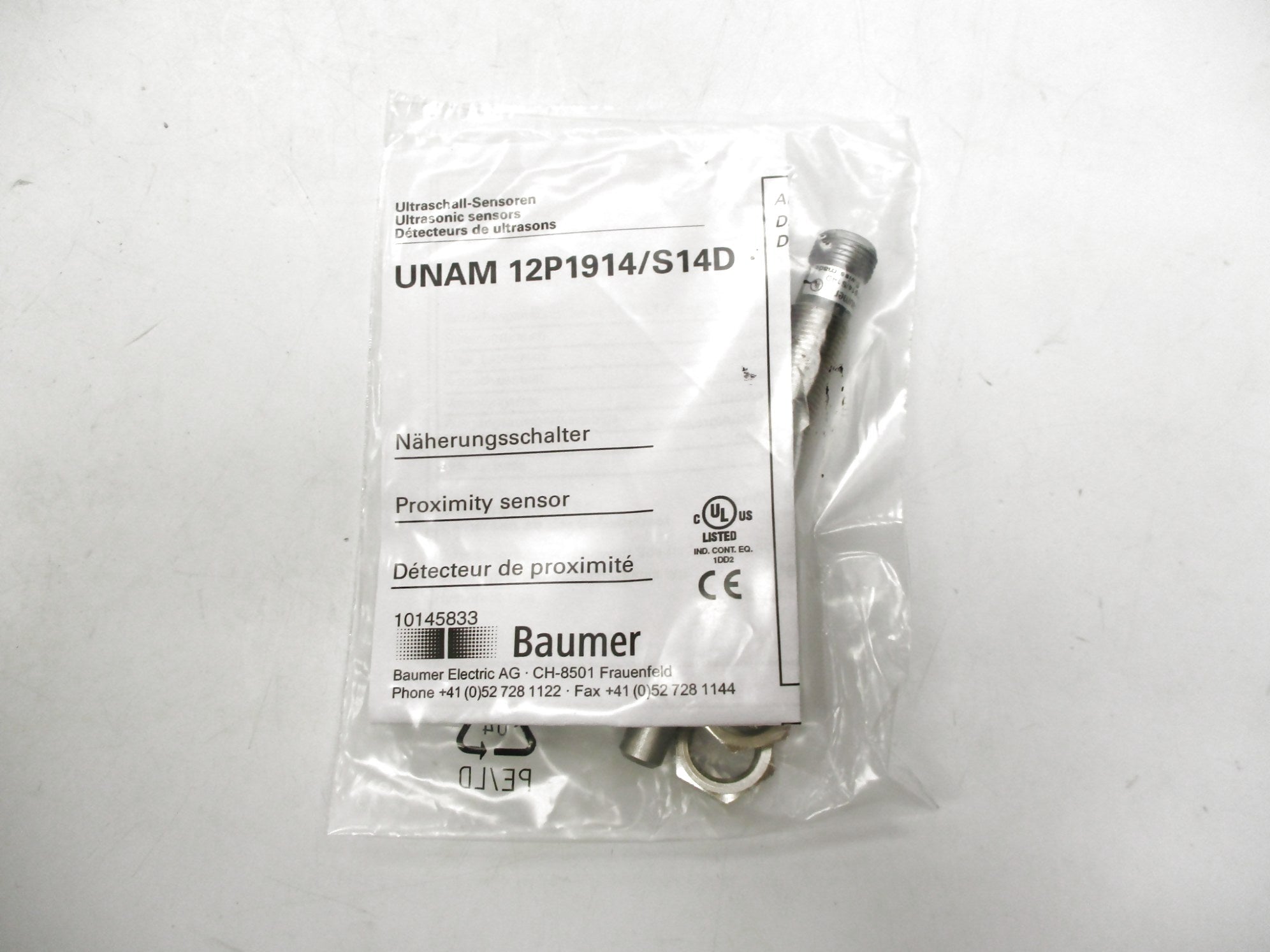 BAUMER UNAM12P1914/S14D NSMP