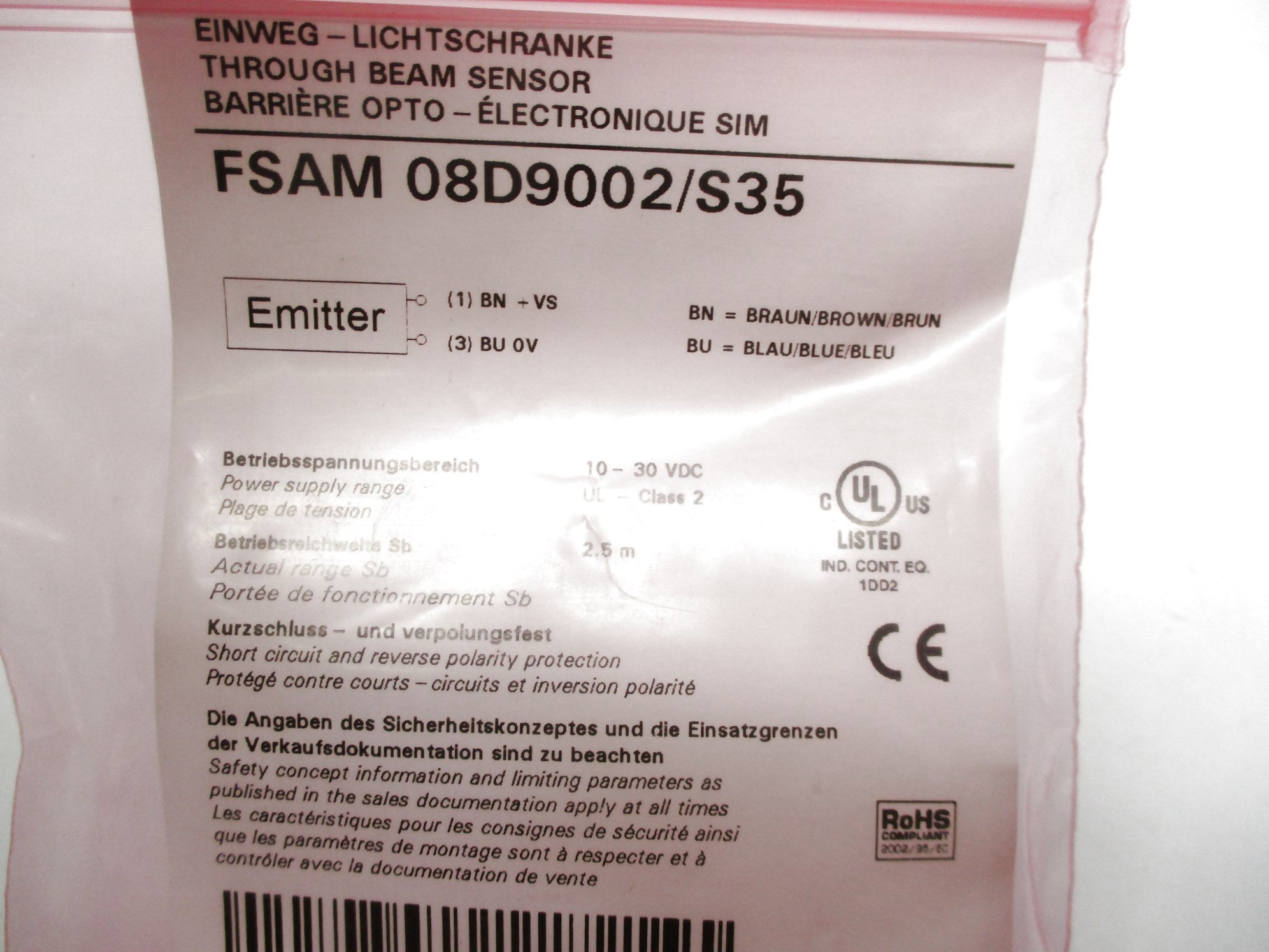 BAUMER FSAM08D9002/S35 NSMP
