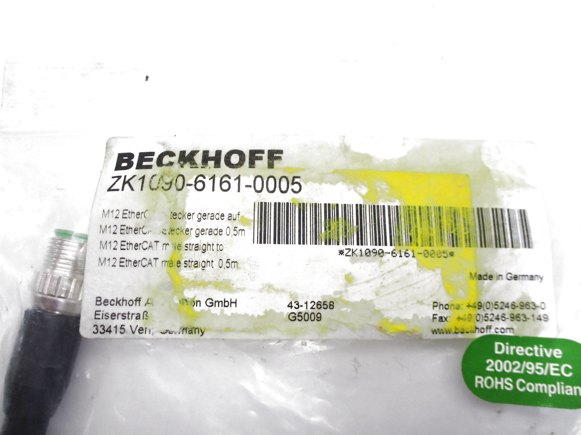 BECKHOFF ZK1090-6161-0005 NSMP